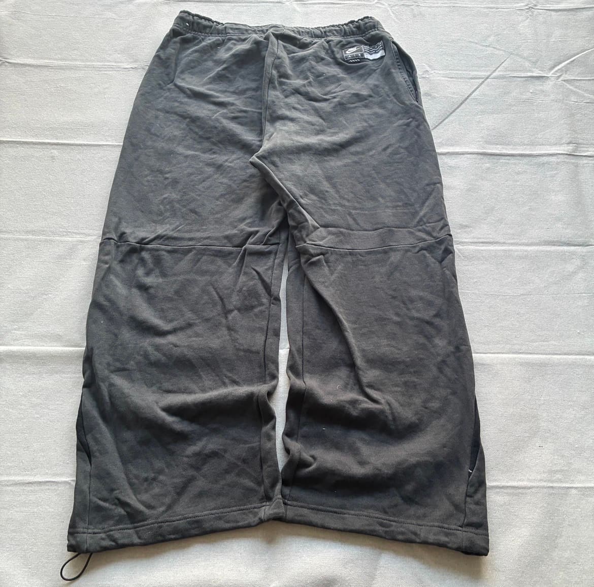 Nike Air Women's Wide-Leg Fleece Pants Grey Baggy Vintage 2000s Release XL — photo 5 of 6