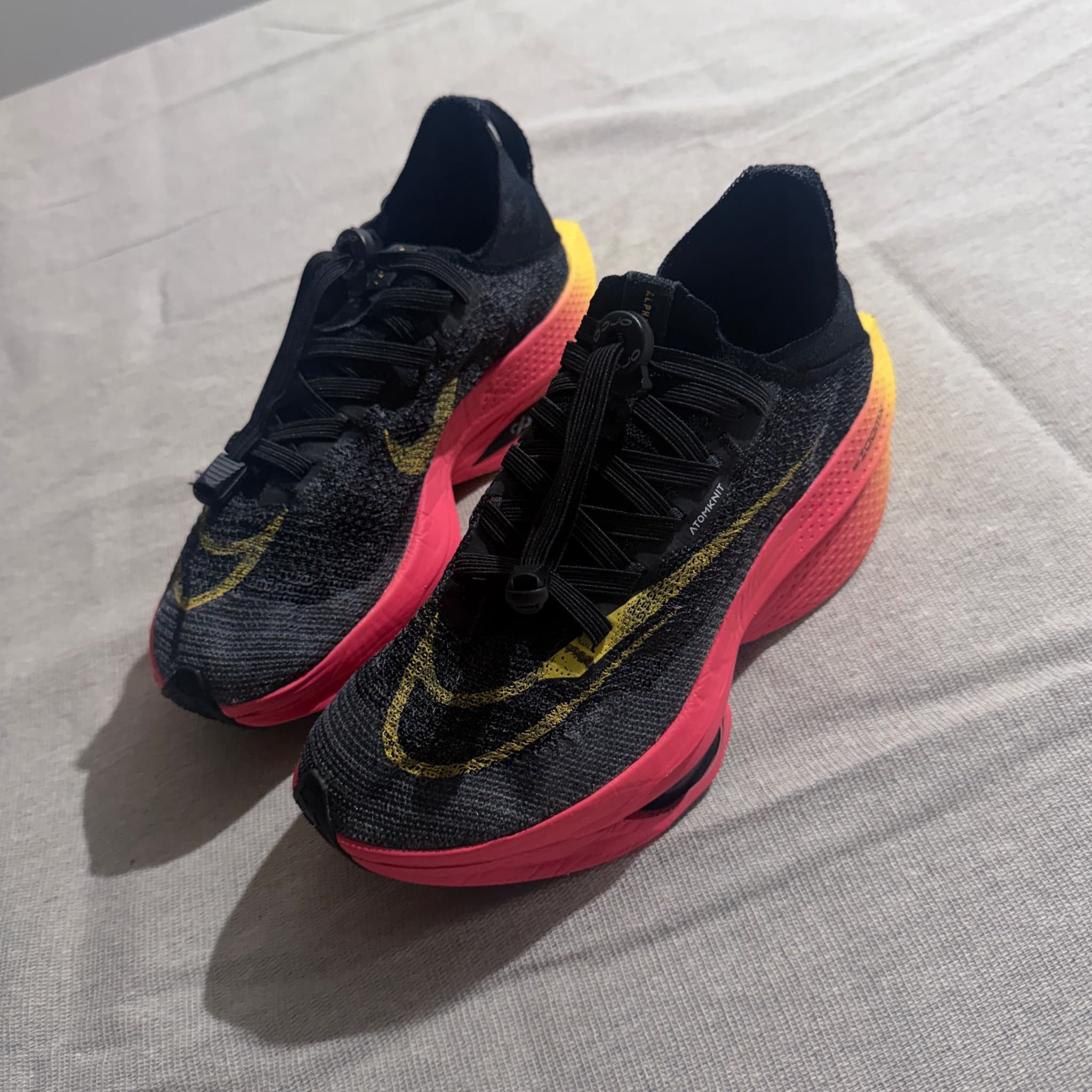 Nike Air Zoom Alphafly Next% 2 Black Yellow Strike Hyper Pink Sneakers — photo 2 of 11