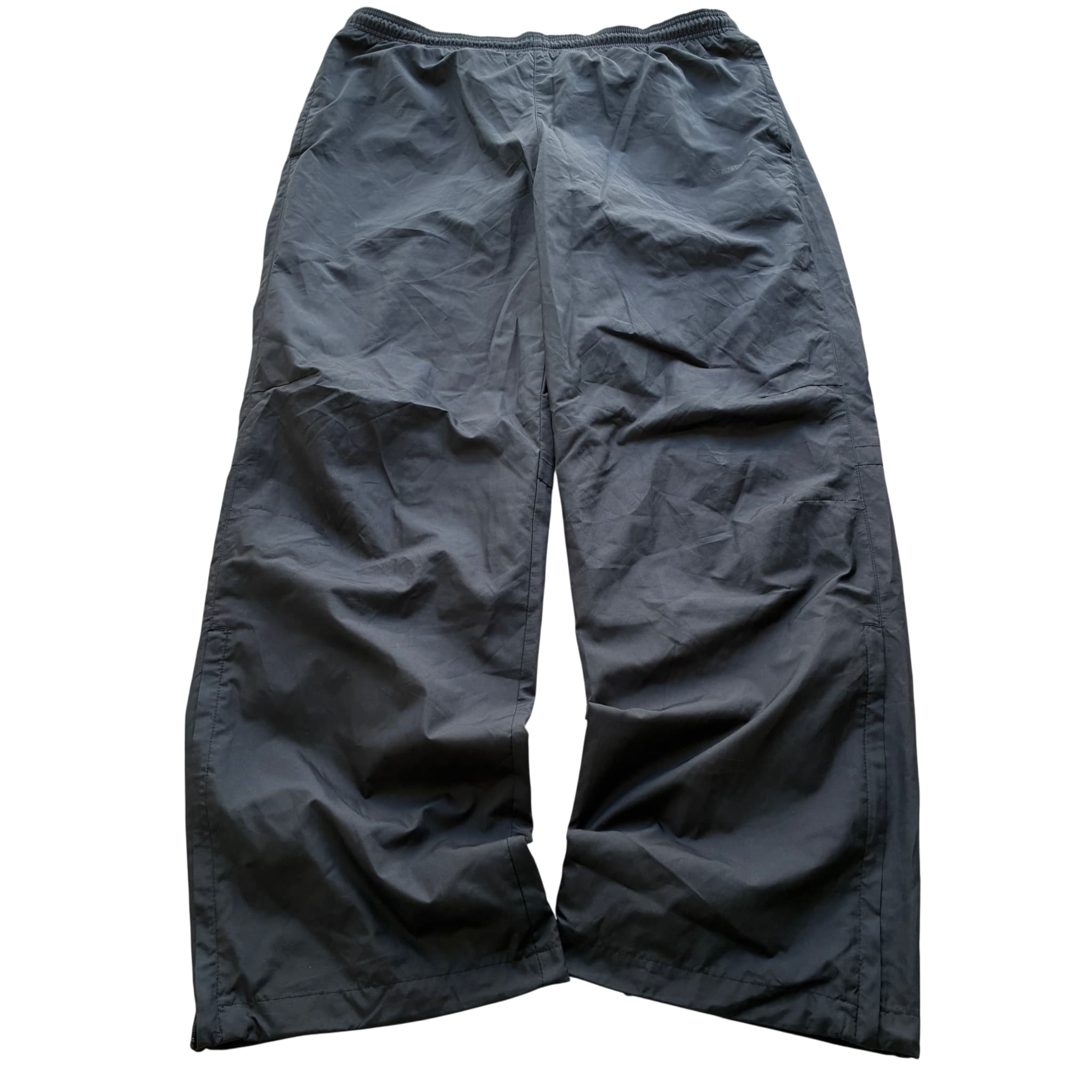 Nike Black Nylon Track Pants Baggy Vintage 2000s Release Size XL — photo 1 of 7