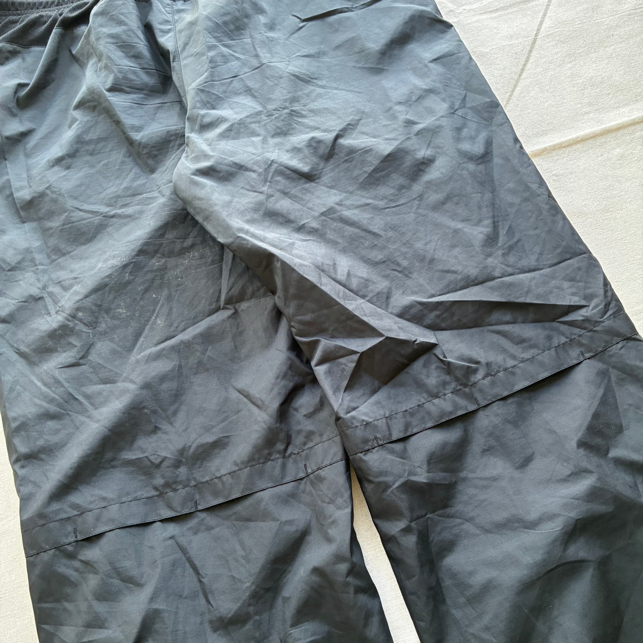Nike Black Nylon Track Pants Baggy Vintage 2000s Release Size XL — photo 6 of 7