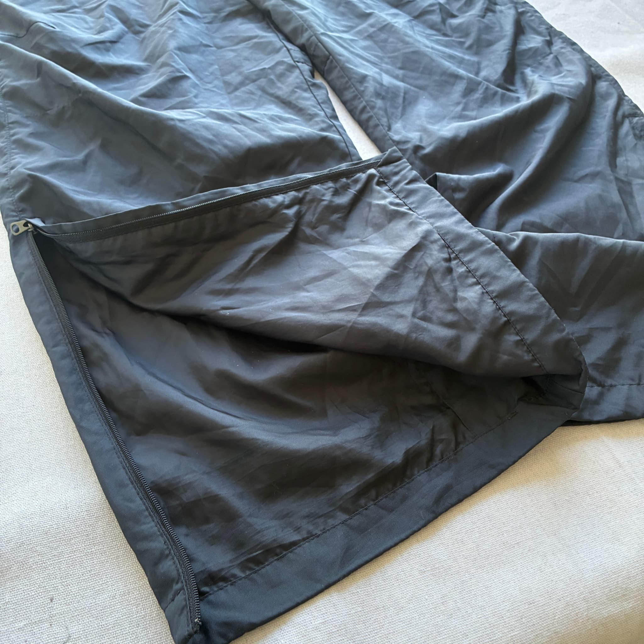 Nike Black Nylon Track Pants XXL — photo 2 of 8