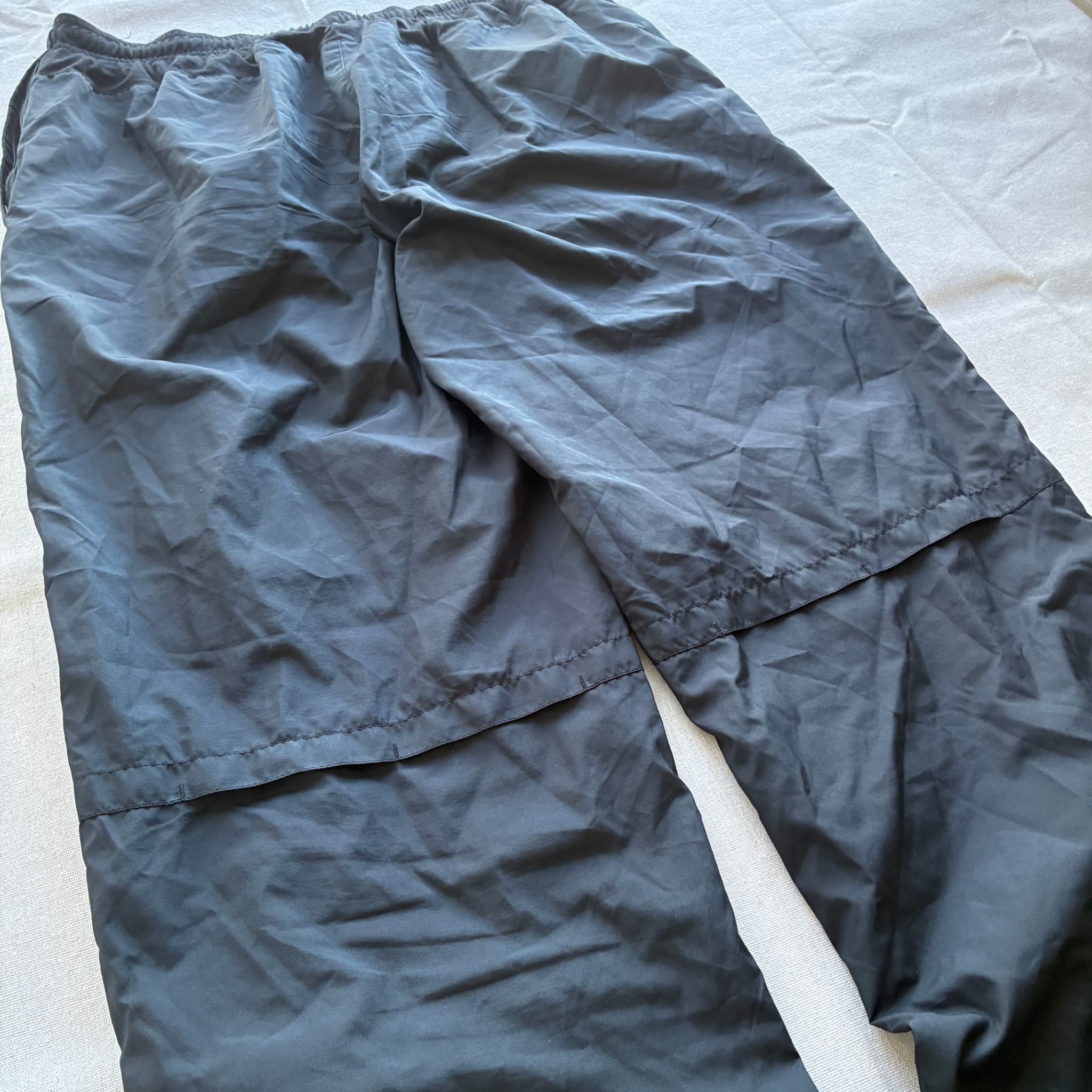 Nike Black Nylon Track Pants XXL — photo 6 of 8