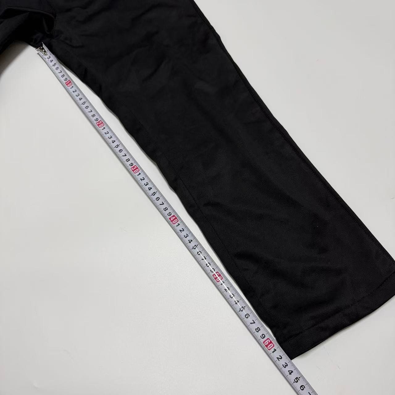 Nike Black Track Pants Gold Swoosh Y2K — photo 7 of 10