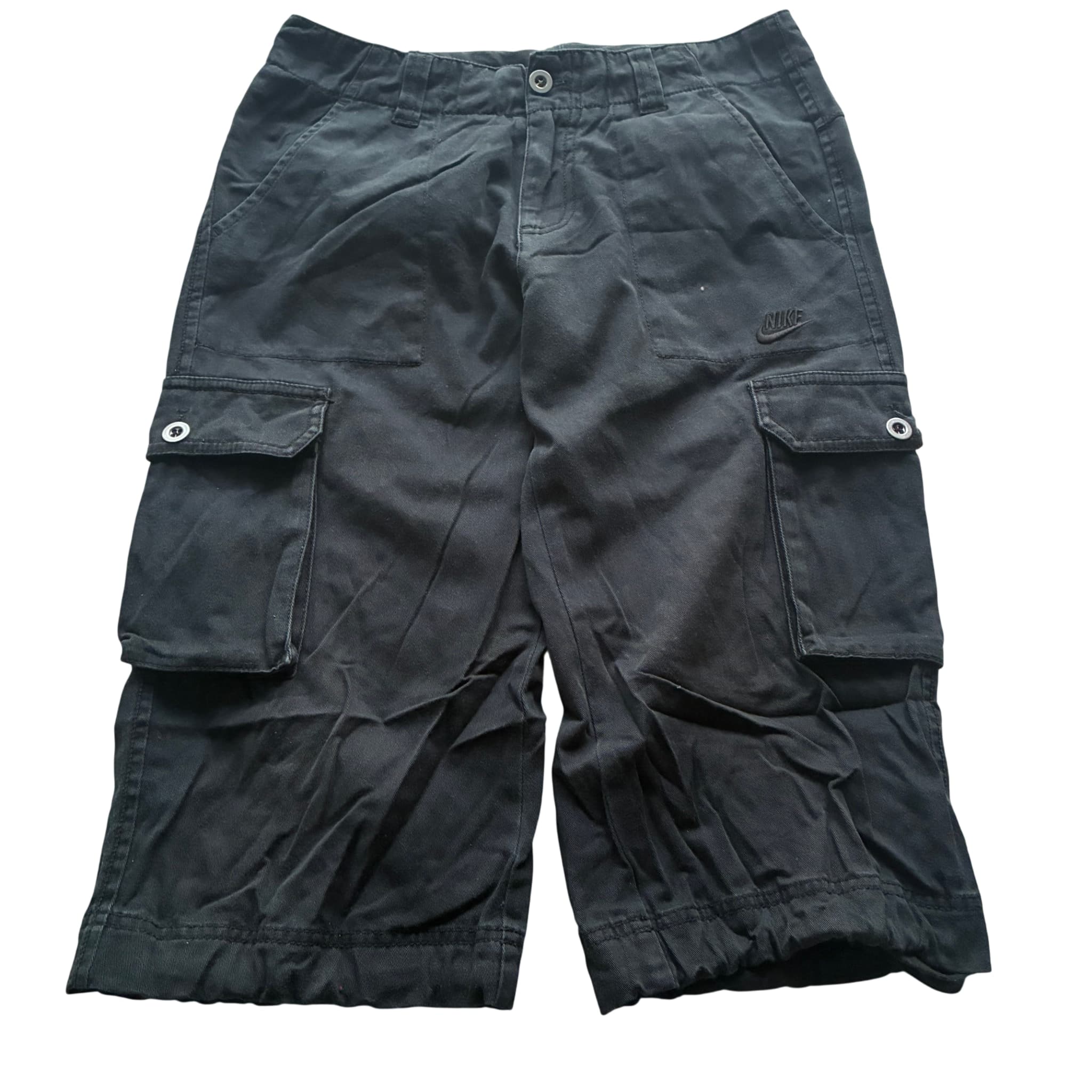 Nike Cargo Shorts Black Baggy Vintage 2000s Release Size S — photo 1 of 7