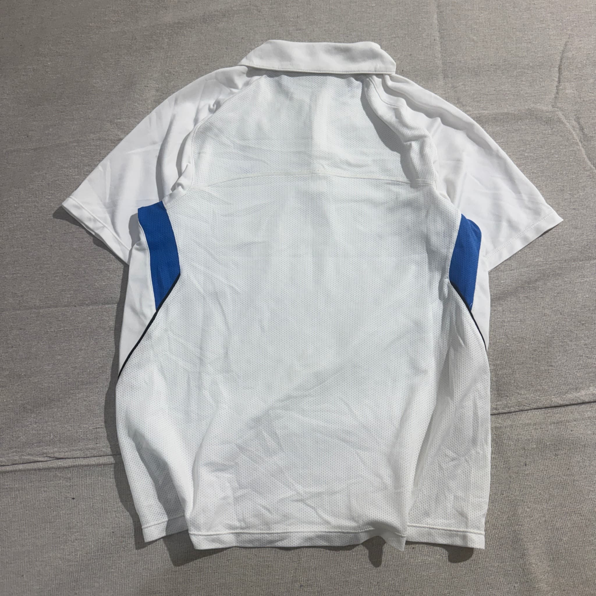 Nike Court Tennis Polo Shirt White Blue Size L — photo 5 of 6