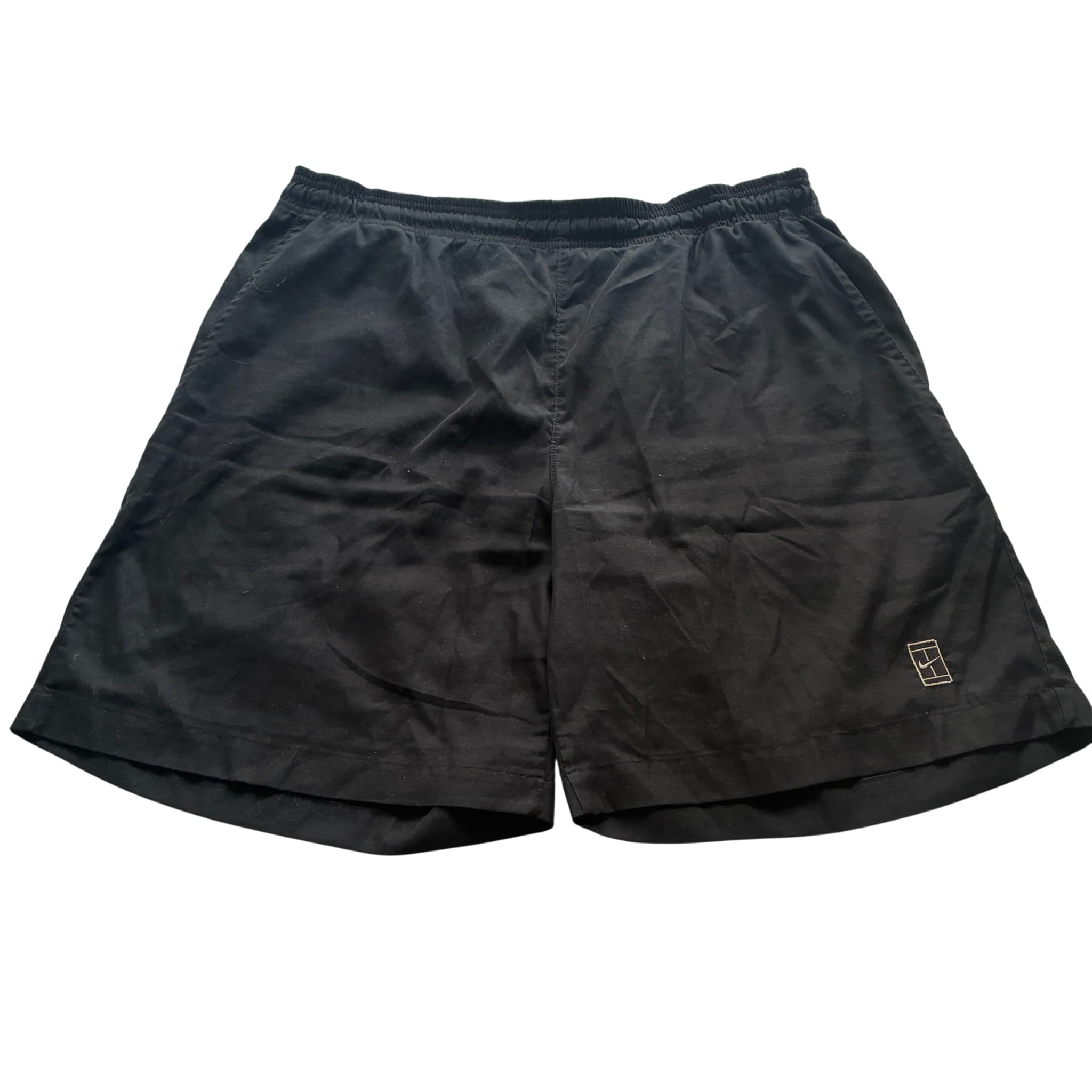 Nike Court Tennis Shorts Black Baggy Vintage 2000s Release Size L — photo 1 of 7