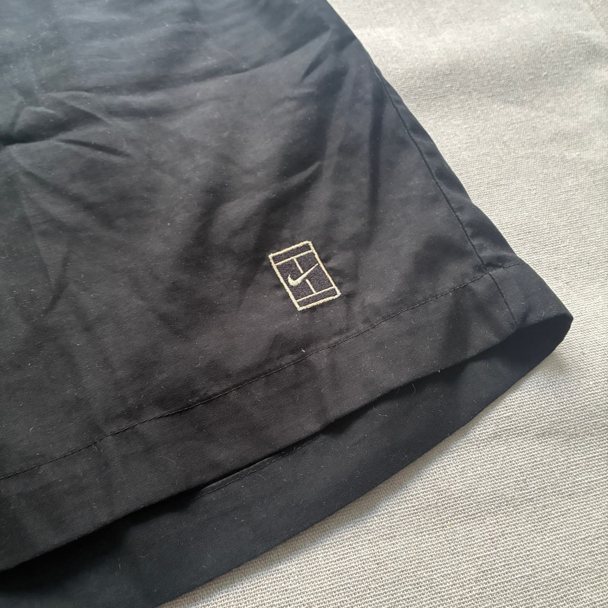 Nike Court Tennis Shorts Black Baggy Vintage 2000s Release Size L — photo 2 of 7