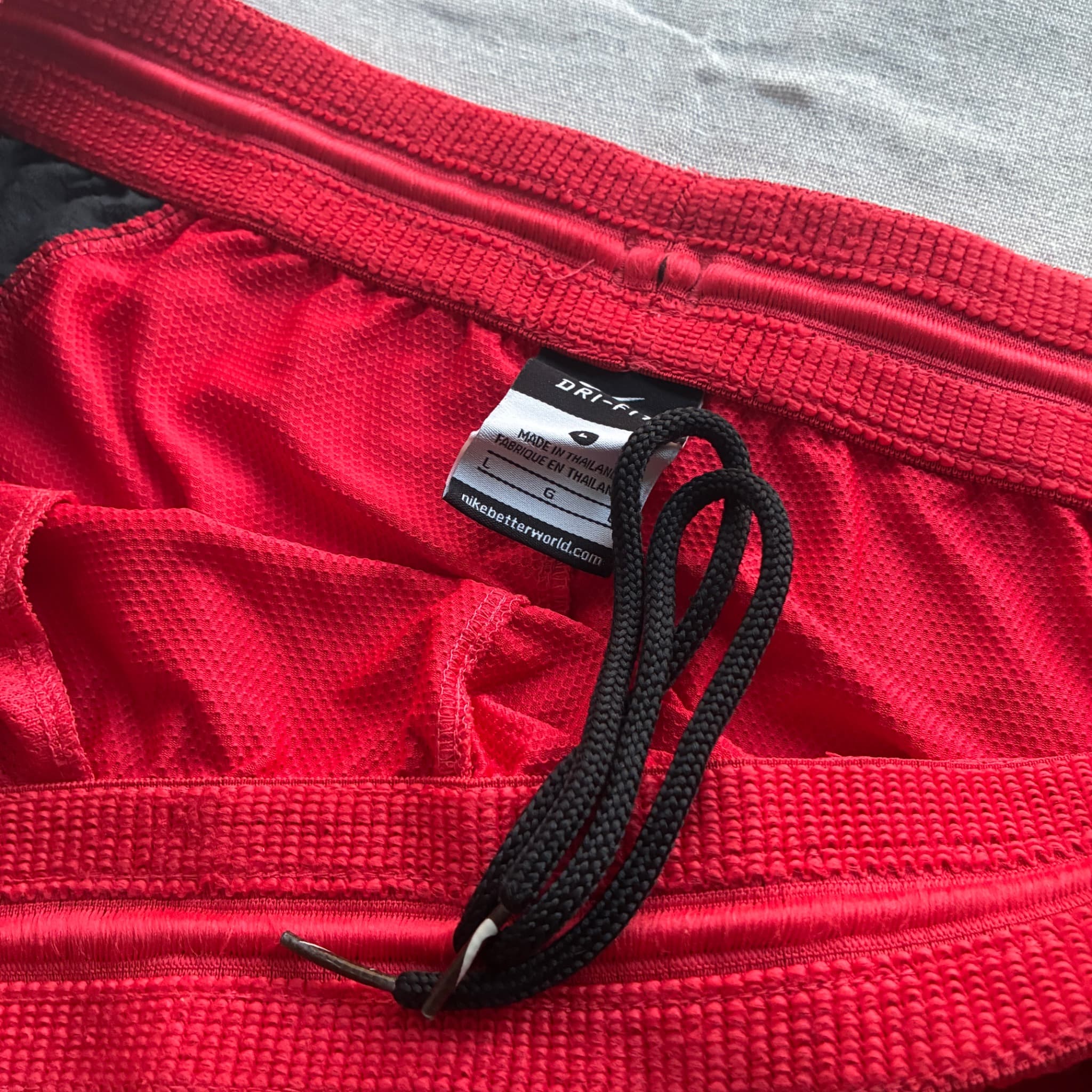 Nike Dri-FIT Basketball Shorts Red Black Lightning Print — photo 4 of 8