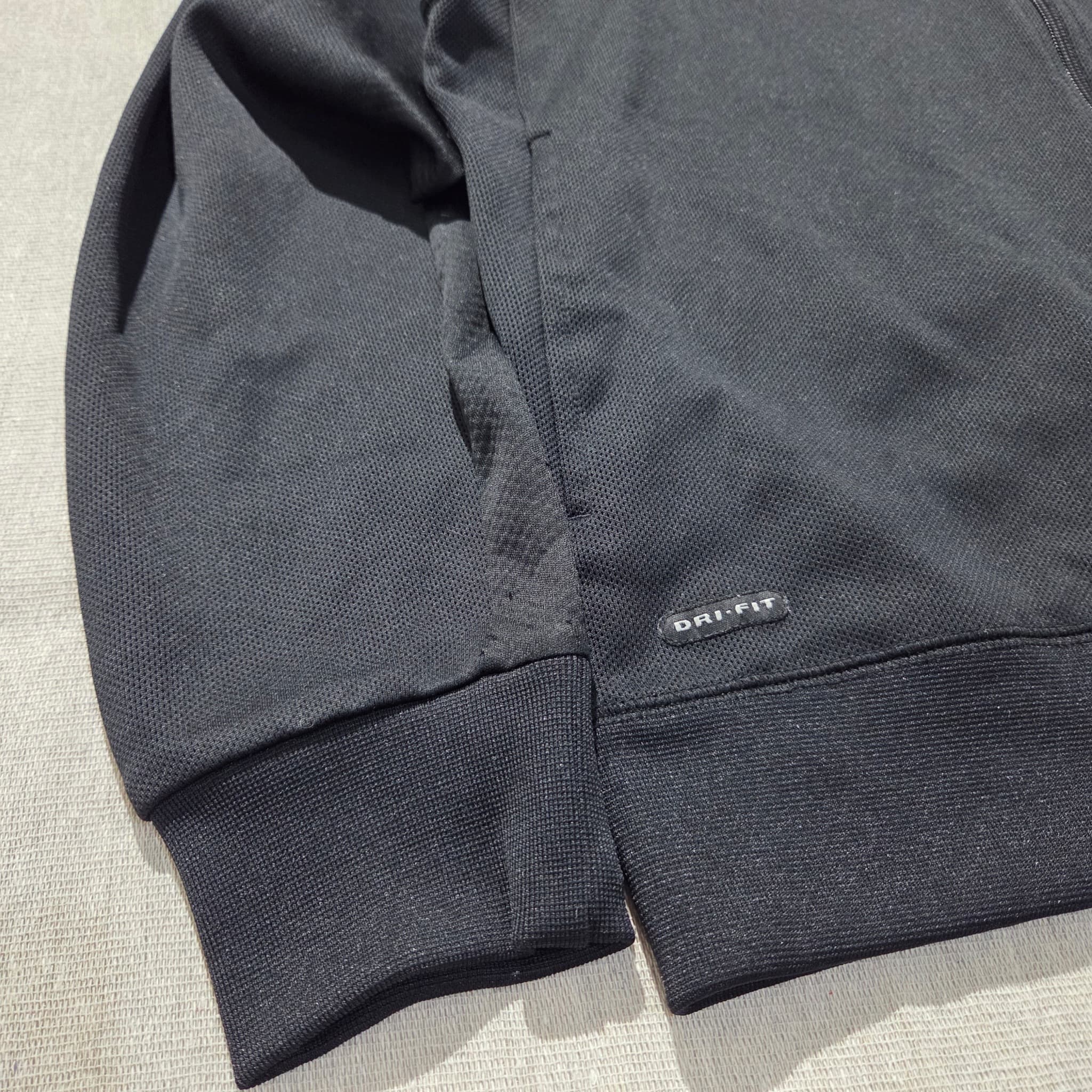 Nike Dri-FIT Full-Zip Training Hoodie Black Men's — photo 2 of 7