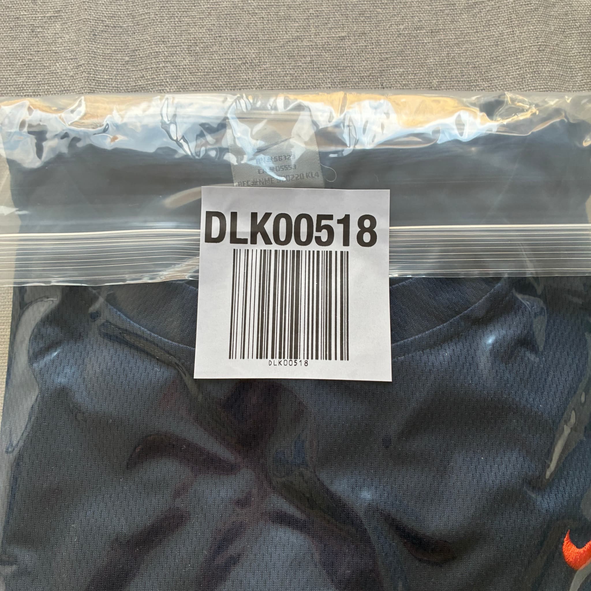 Nike Dri-FIT Mesh Training T-Shirt Navy Orange XL — photo 6 of 6