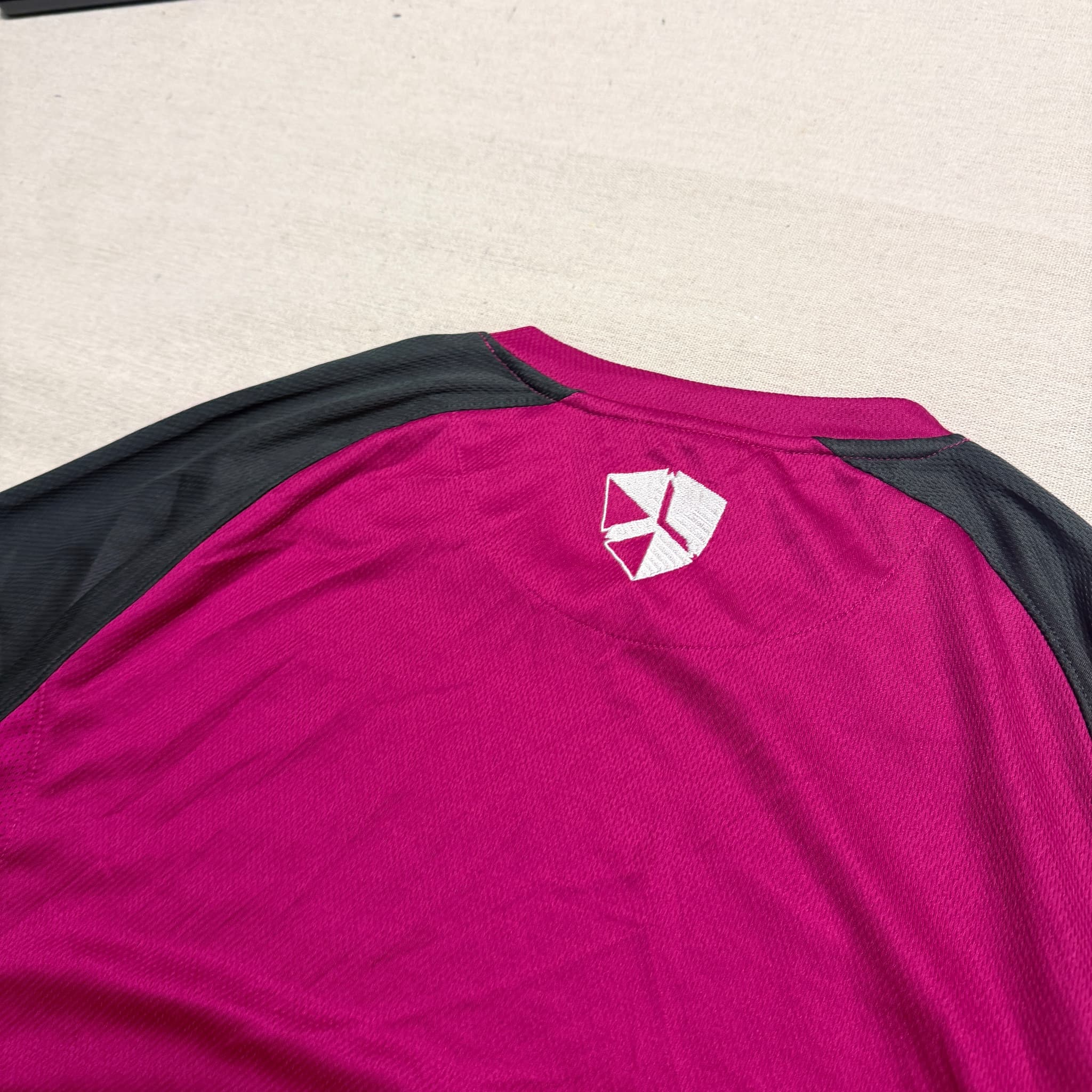 Nike Dri-FIT Training T-Shirt Pink Grey Athletic Top Size L — photo 7 of 8