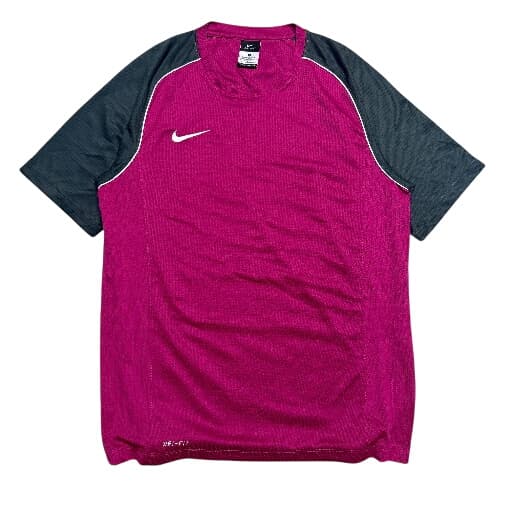 Nike Dri-FIT Training T-Shirt Pink Grey Athletic Top Size L — photo 1 of 8