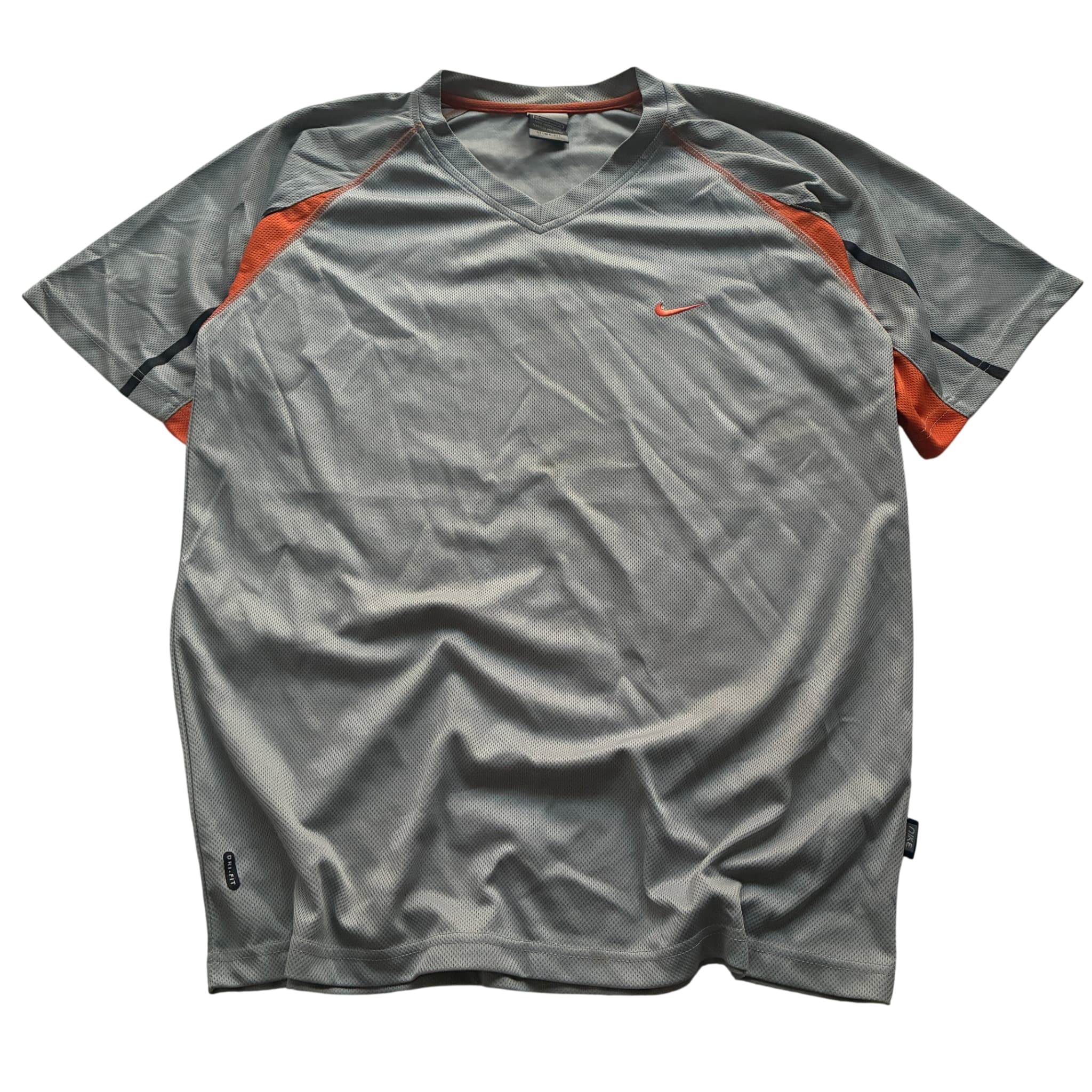 Nike Dri-FIT V-Neck Mesh Athletic T-Shirt