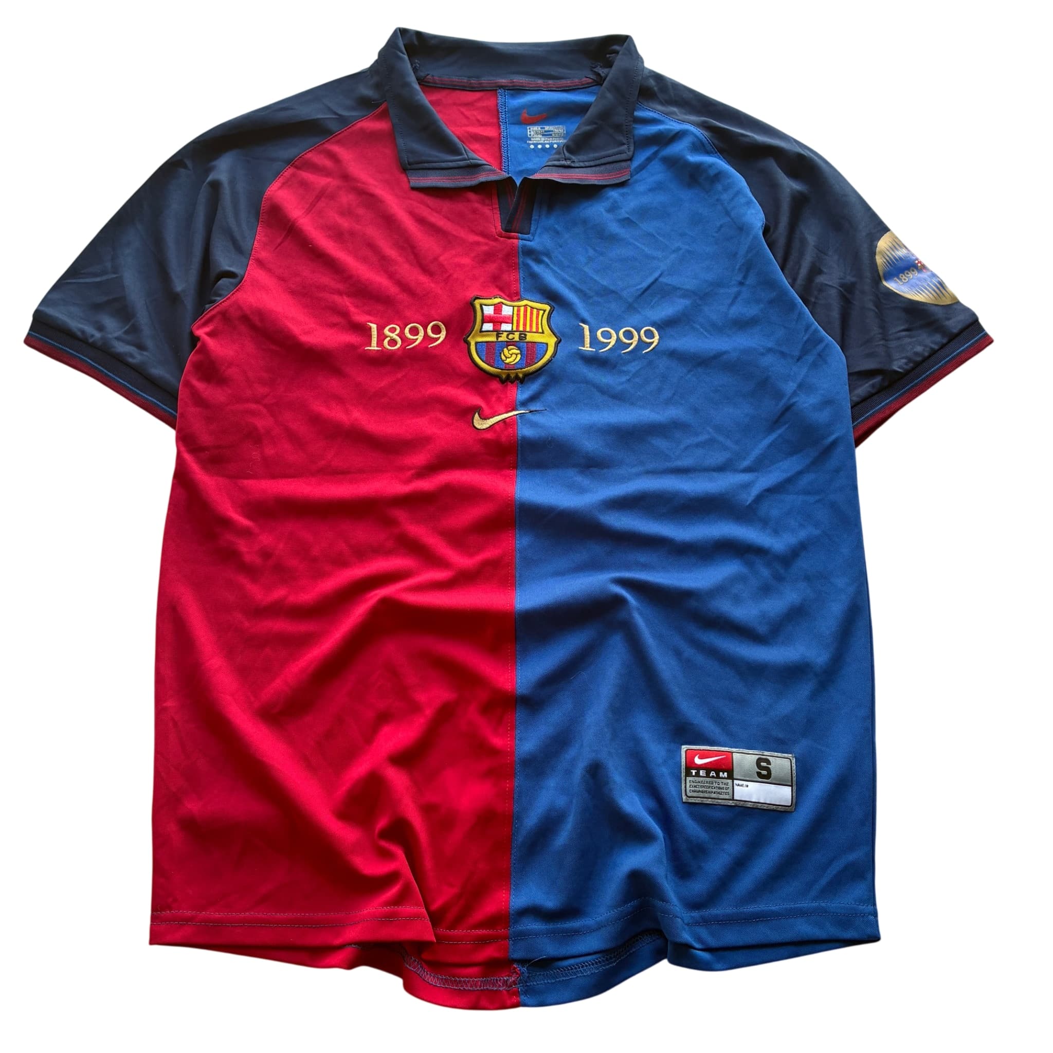 Nike FC Barcelona 1899-1999 Centenary Home Jersey Guardiola 4 Size S