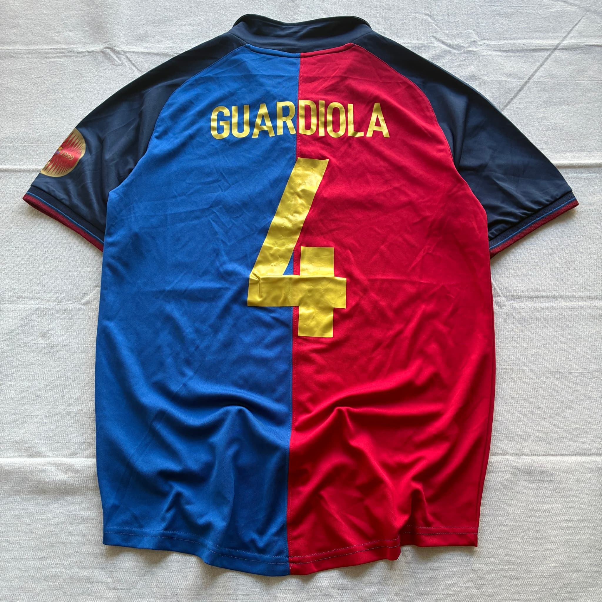 Nike FC Barcelona 1899-1999 Centenary Home Jersey Guardiola 4 Size S — photo 5 of 7