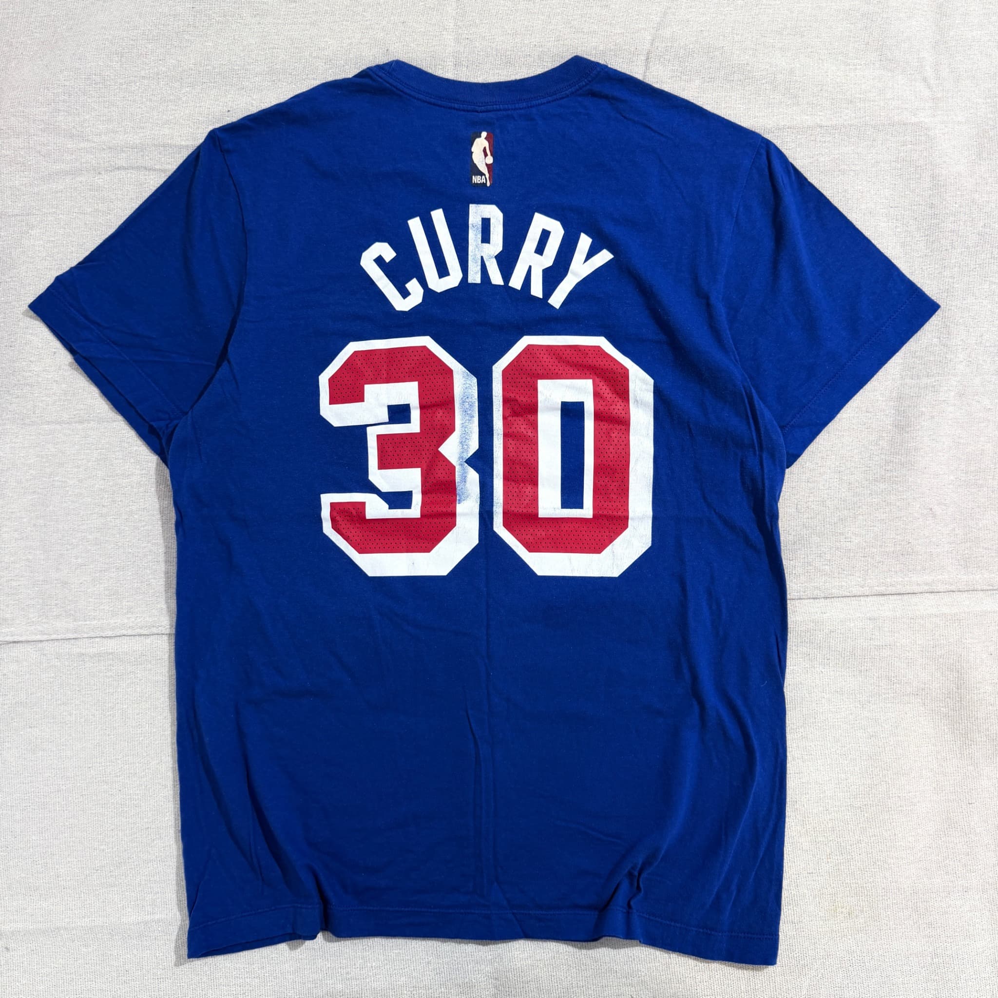 Nike Golden State Warriors Stephen Curry #30 Graphic T-Shirt Blue Size S — photo 4 of 5