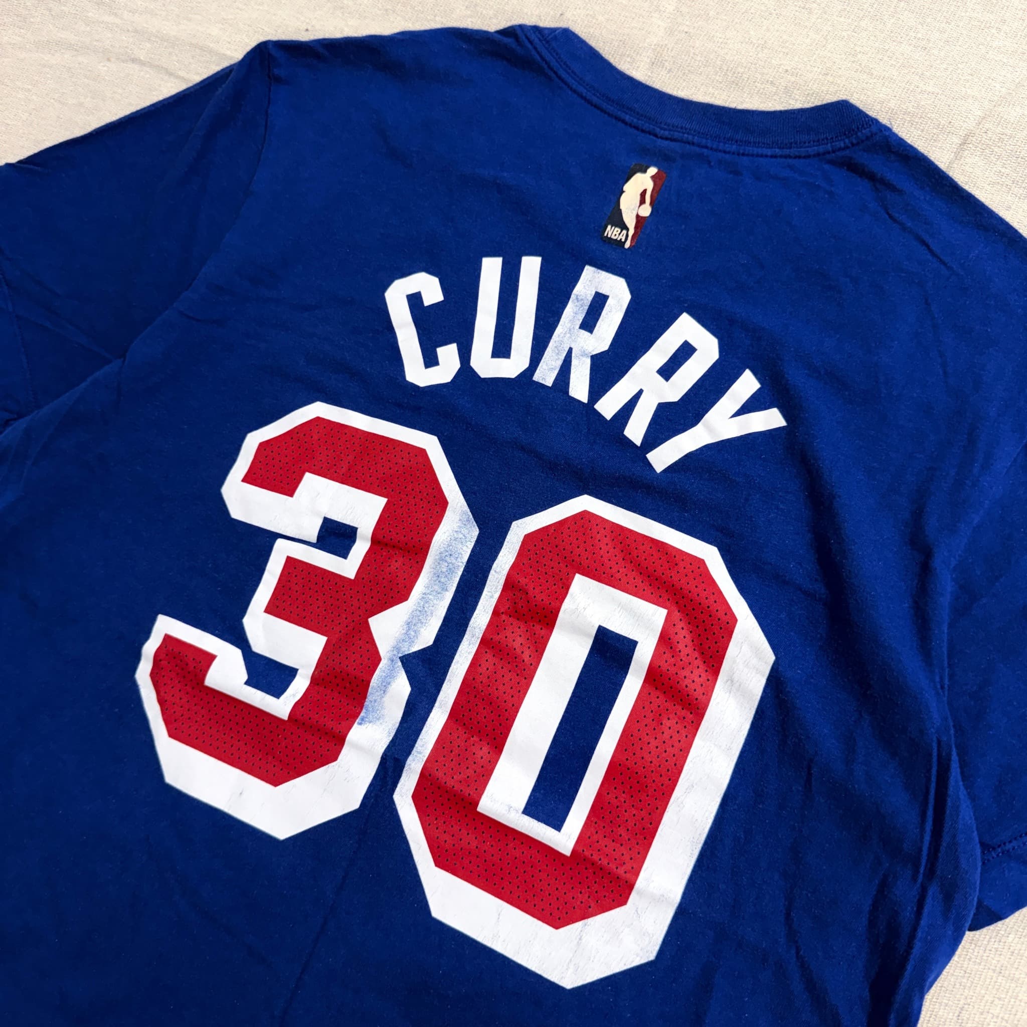 Nike Golden State Warriors Stephen Curry #30 Graphic T-Shirt Blue Size S — photo 5 of 5