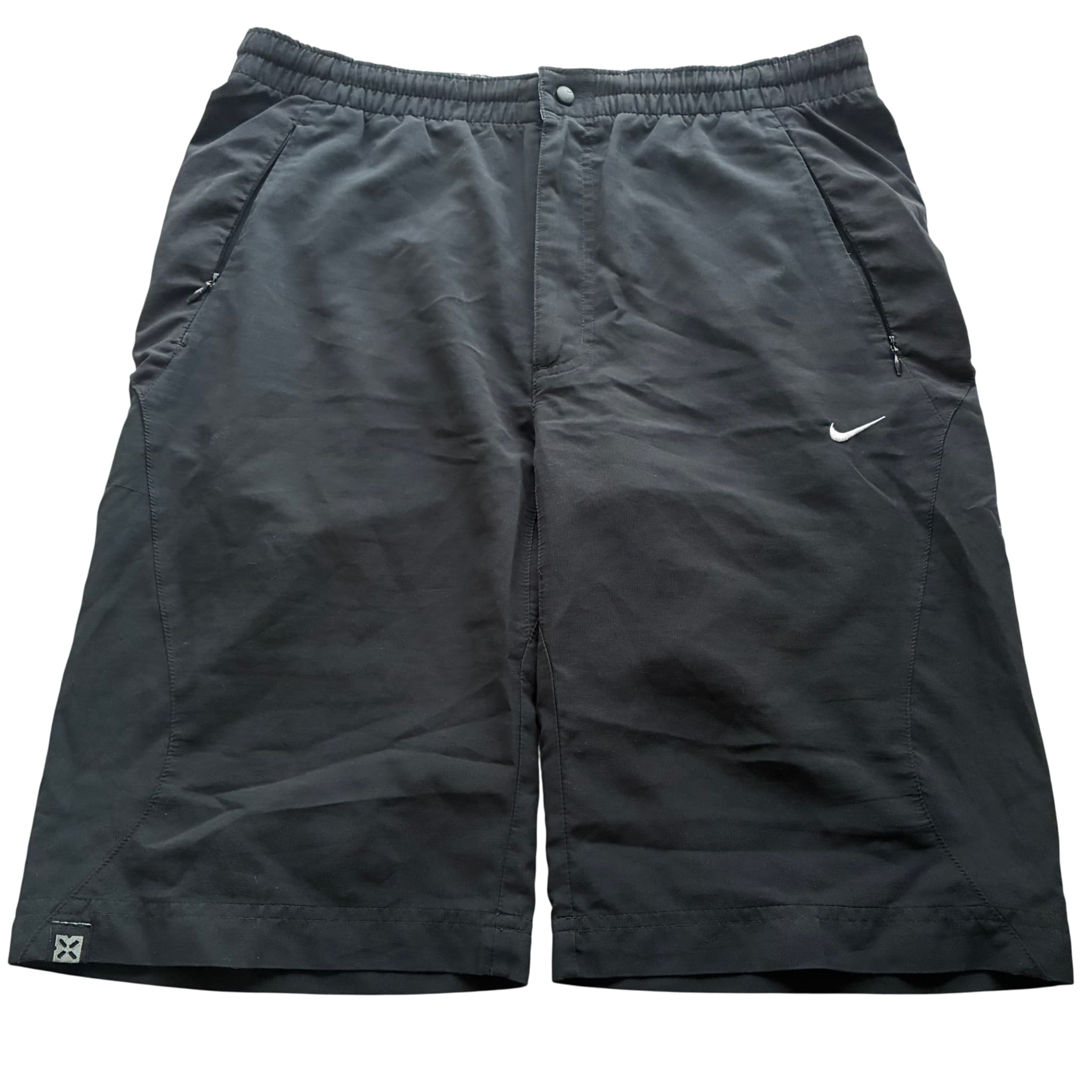 Nike Golf Dri-FIT Performance Shorts Black Baggy Vintage 2000s Release Size M — photo 1 of 7