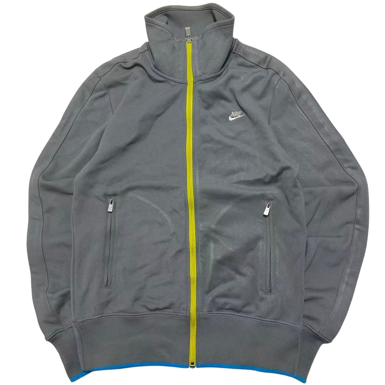 Nike Grey Full-Zip Track Jacket Women's M — photo 1 of 9