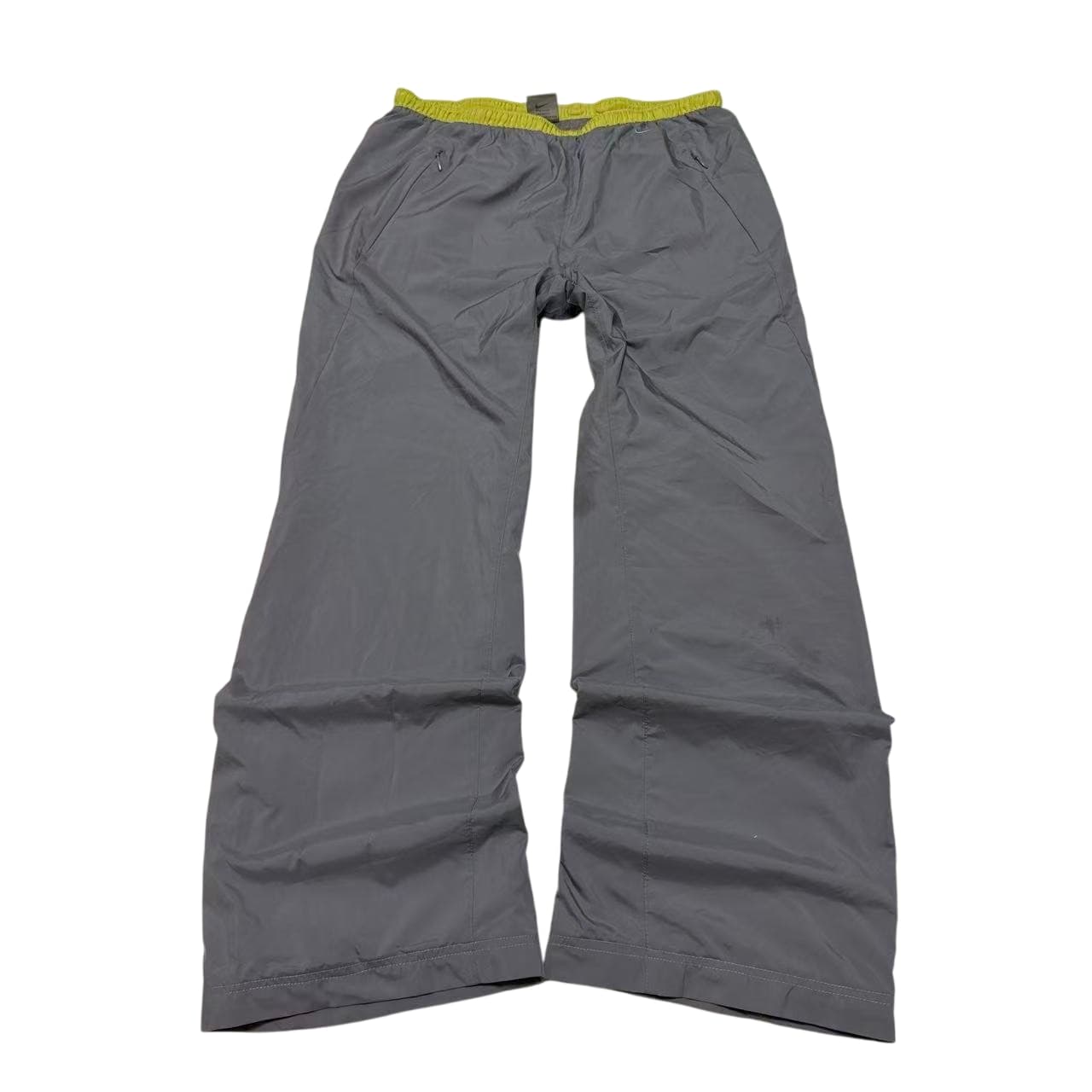 Nike Grey & Neon Yellow Windbreaker Pants — photo 1 of 11