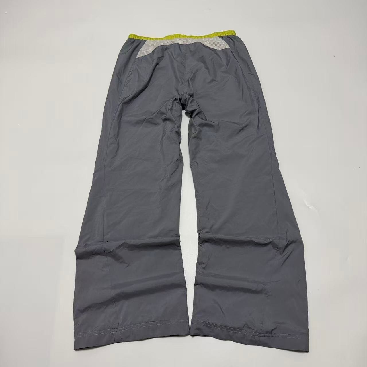 Nike Grey & Neon Yellow Windbreaker Pants — photo 6 of 11