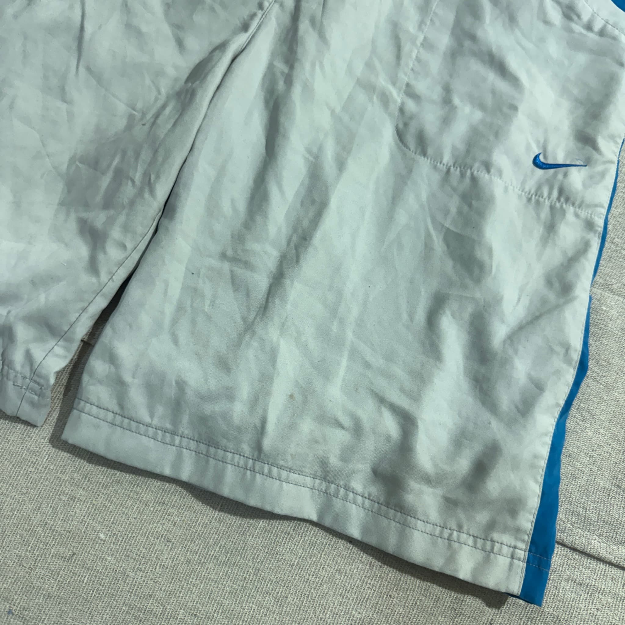 Nike Men's Athletic Performance Shorts Grey Blue — photo 2 of 6