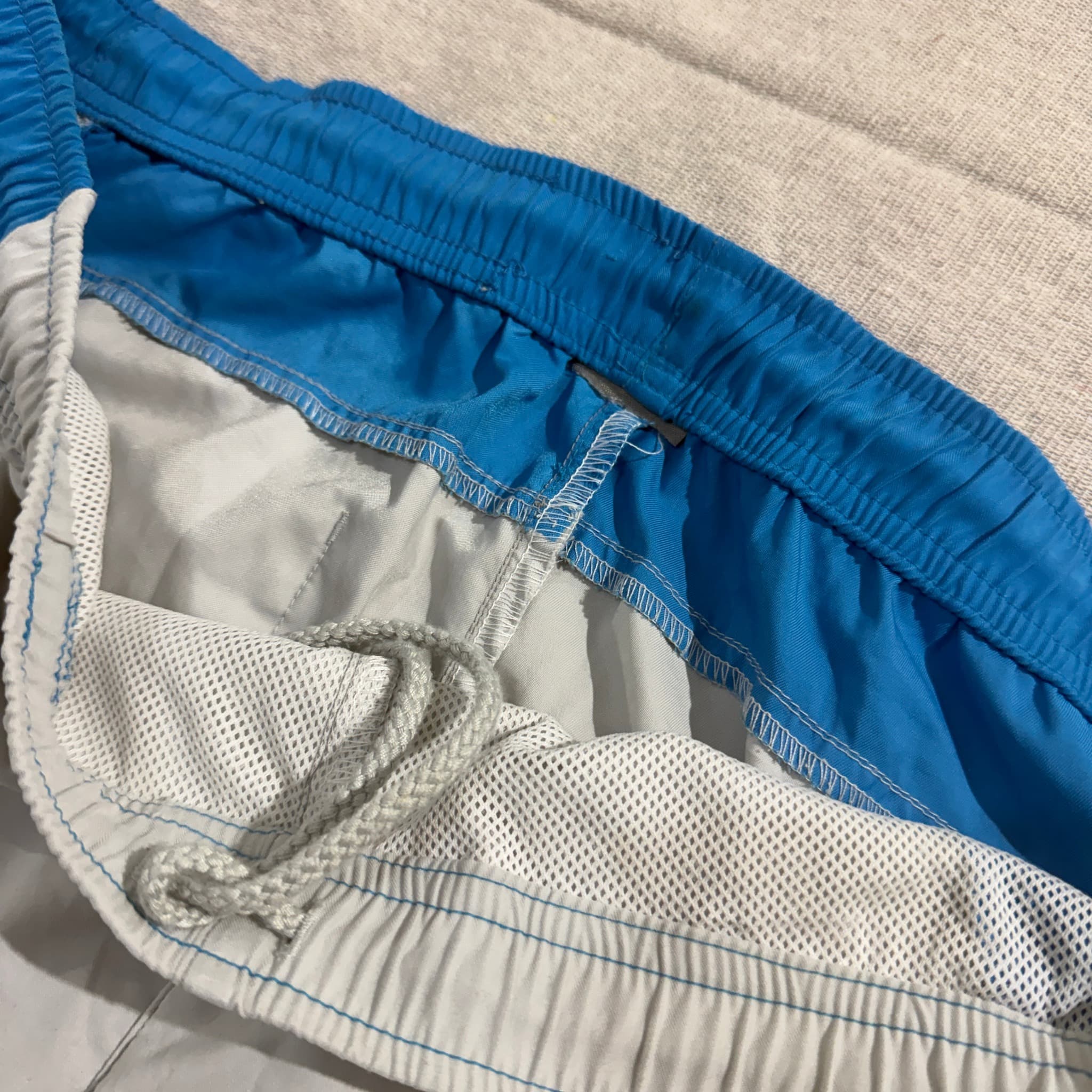 Nike Men's Athletic Performance Shorts Grey Blue — photo 4 of 6