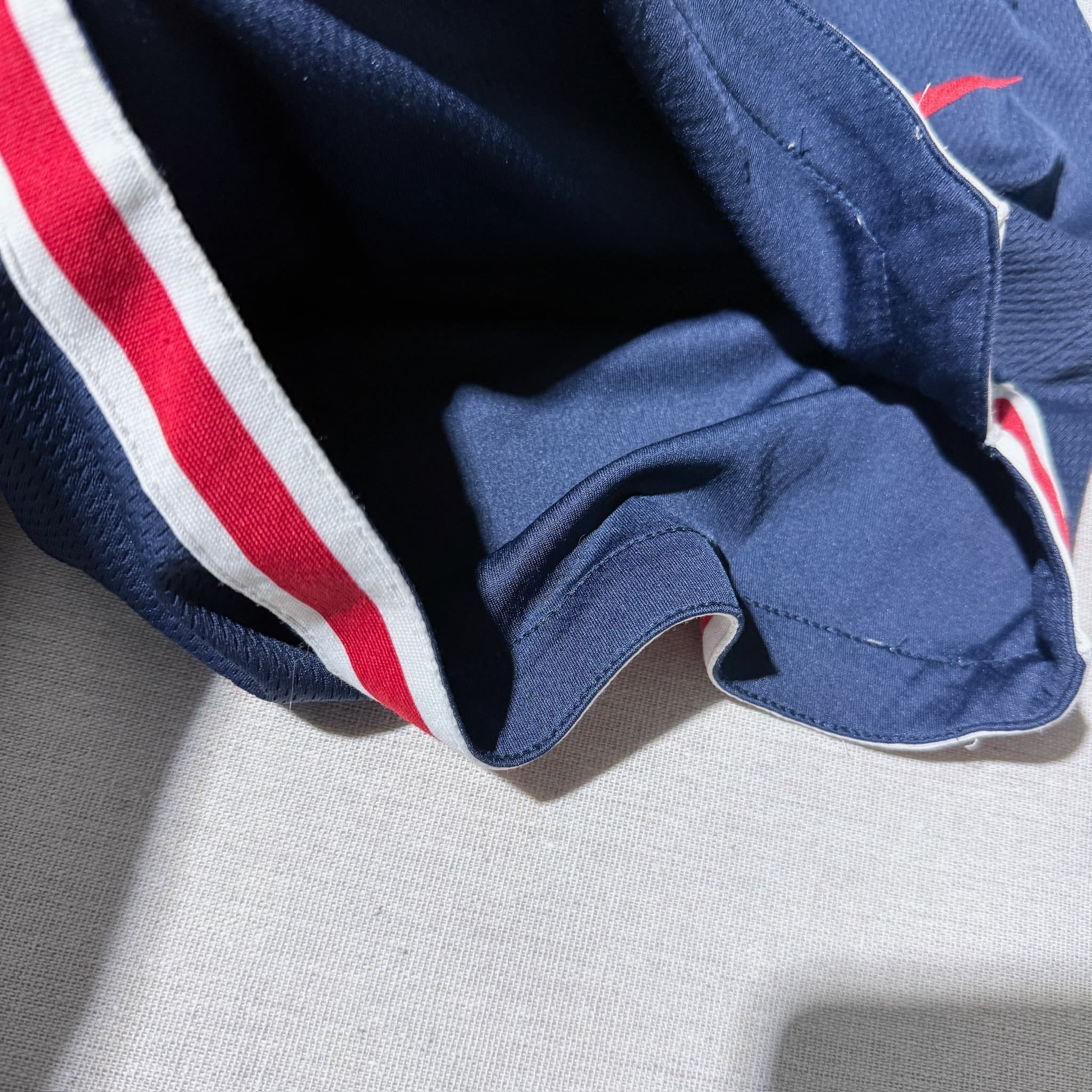 Nike Men's Dri-FIT Basketball Shorts Navy Blue Red Size M — photo 2 of 5