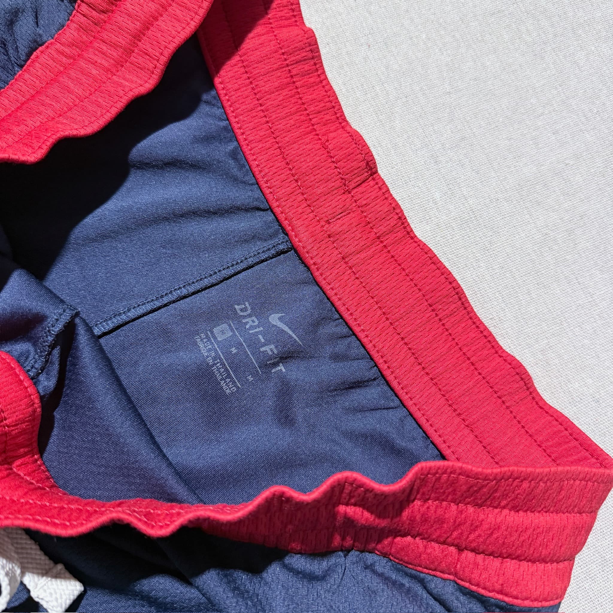 Nike Men's Dri-FIT Basketball Shorts Navy Blue Red Size M — photo 3 of 5