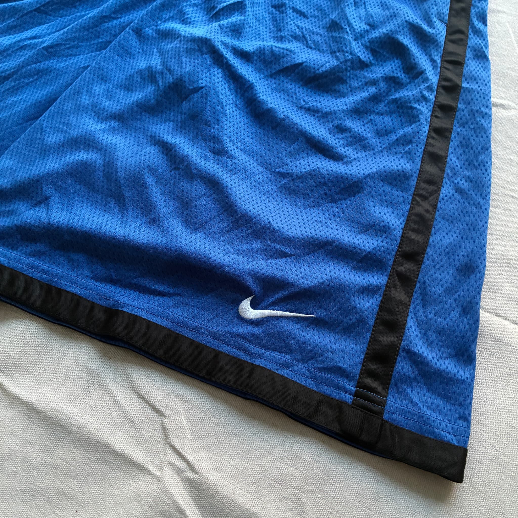 Nike Men's Dri-FIT Mesh Basketball Shorts Blue Black XL — photo 2 of 6