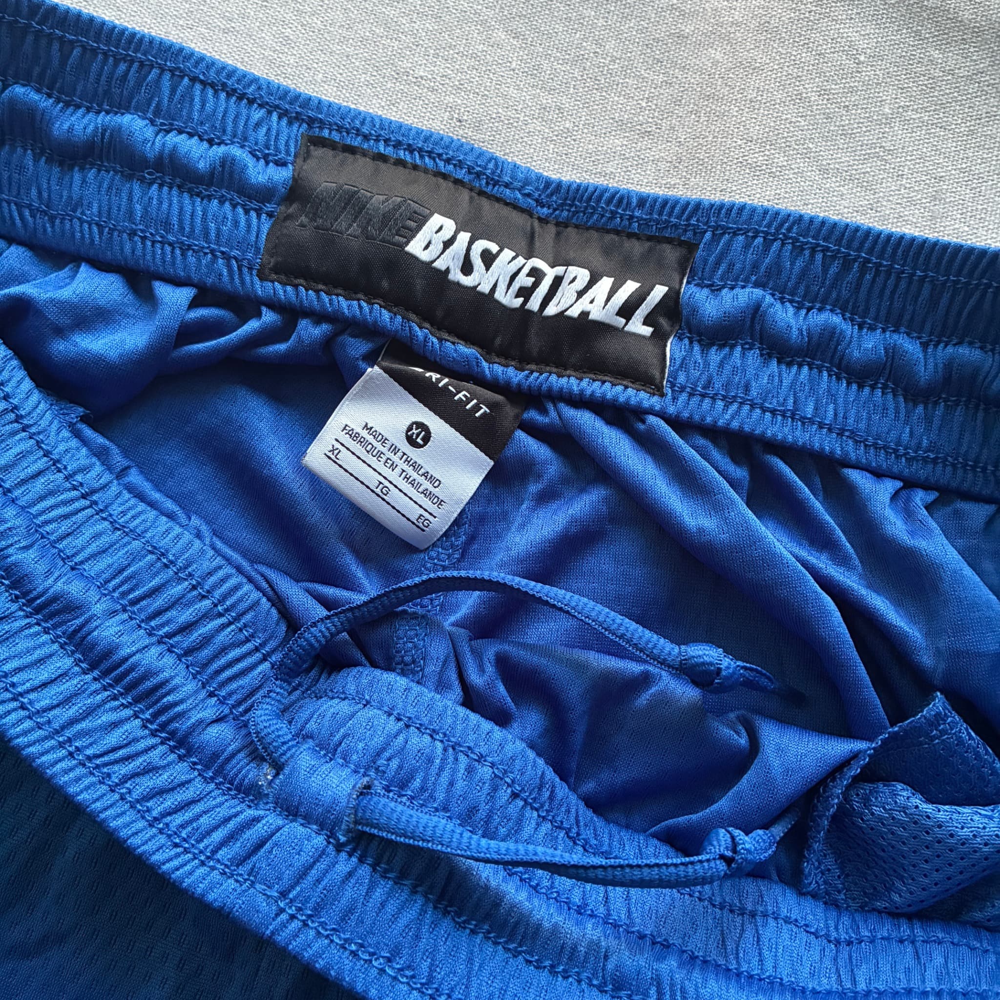 Nike Men's Dri-FIT Mesh Basketball Shorts Blue Black XL — photo 4 of 6