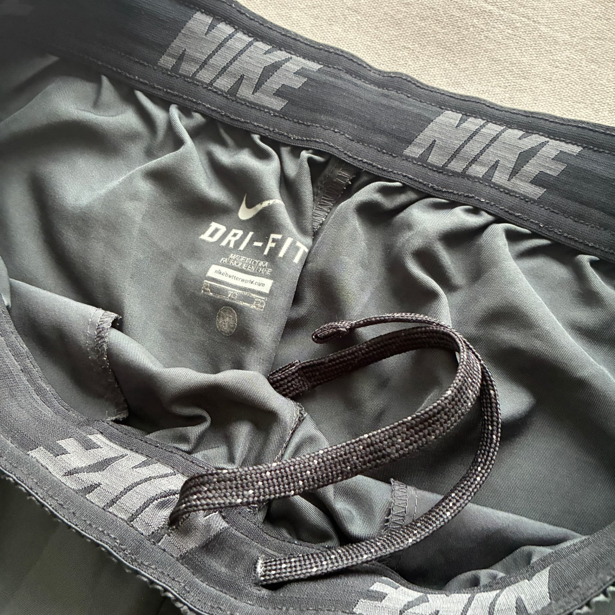 Nike Men's Dri-FIT Training Shorts Black Athletic Gym Wear — photo 4 of 6