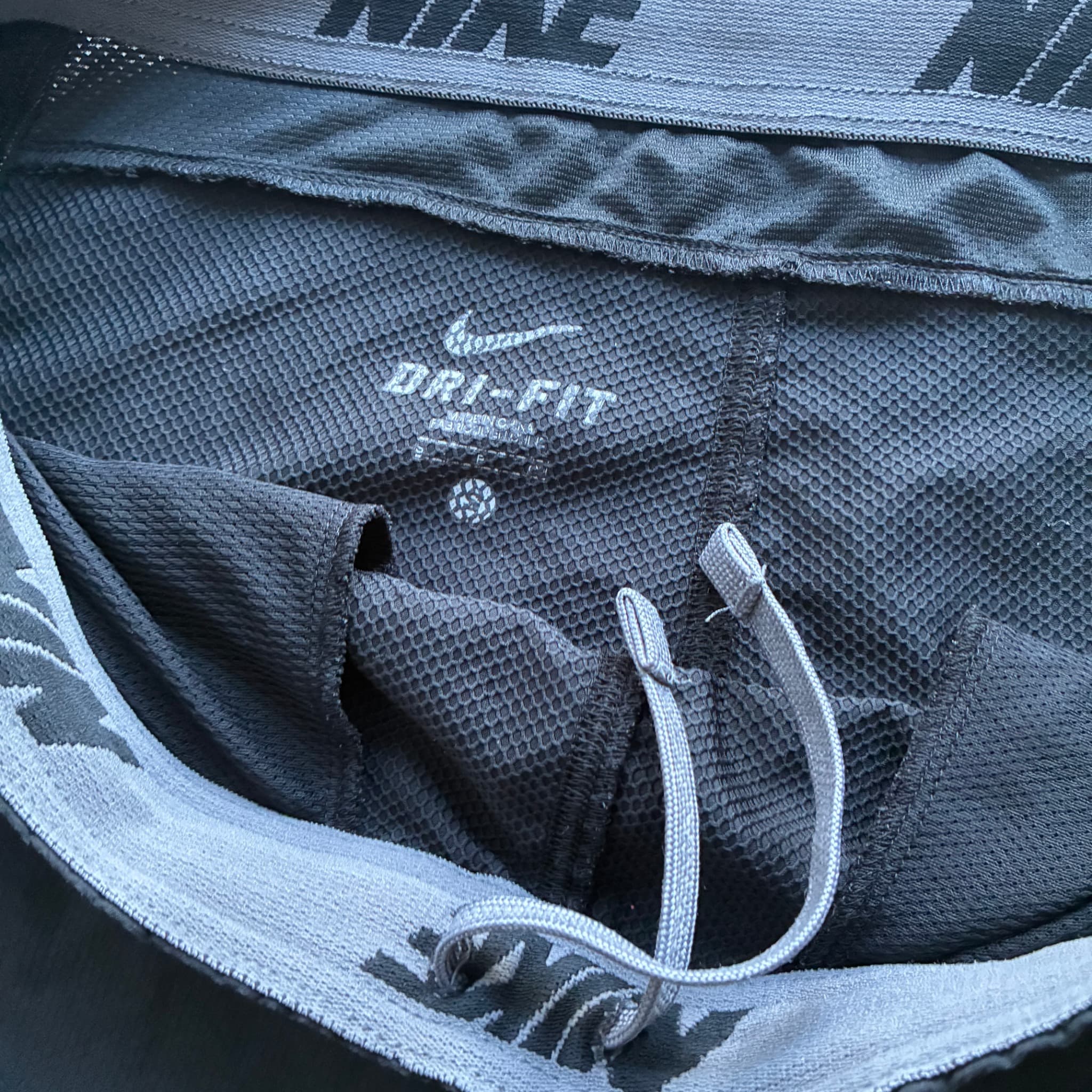 Nike Men's Dri-FIT Training Shorts Black With Zipper Pockets — photo 4 of 8