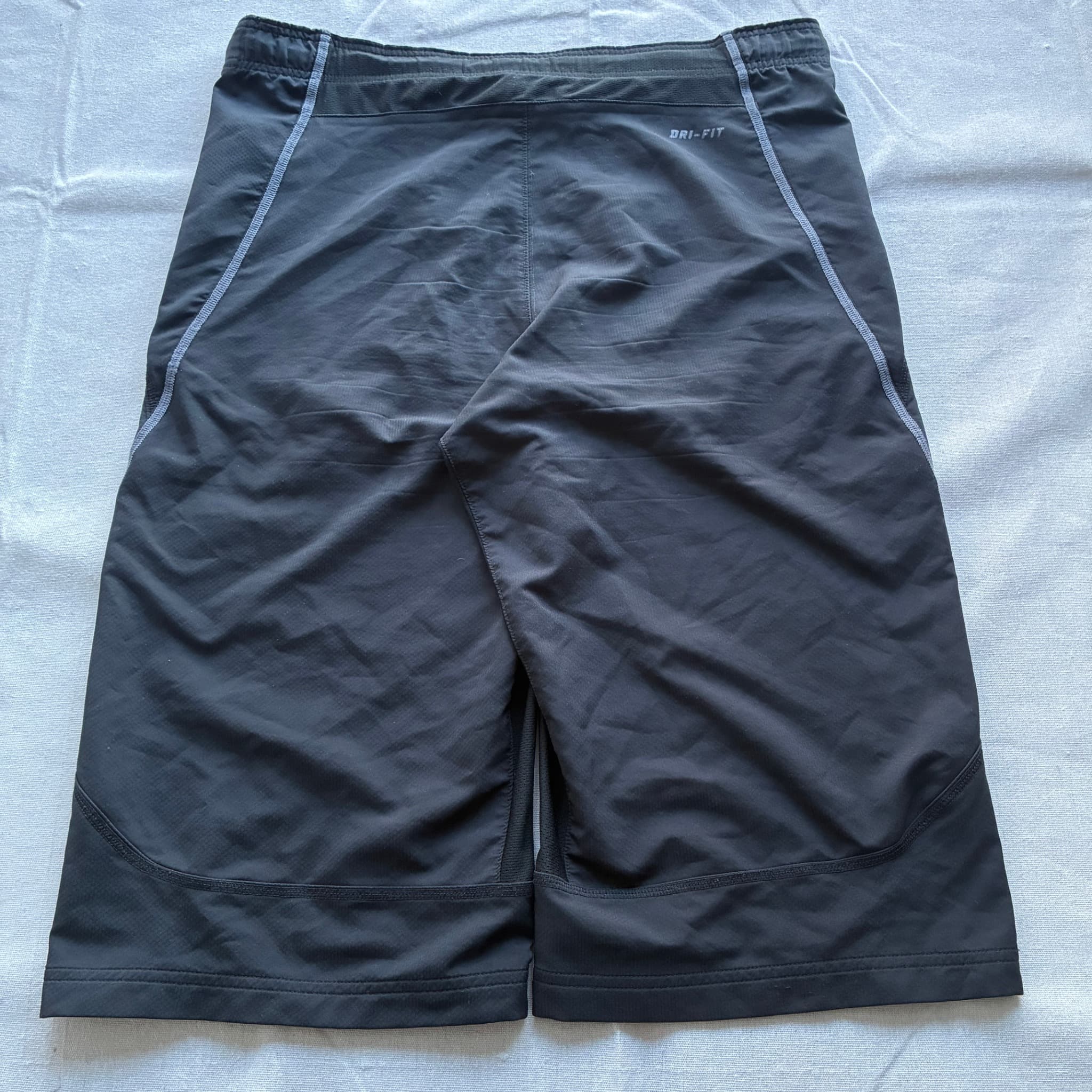 Nike Men's Dri-FIT Training Shorts Black With Zipper Pockets — photo 5 of 8