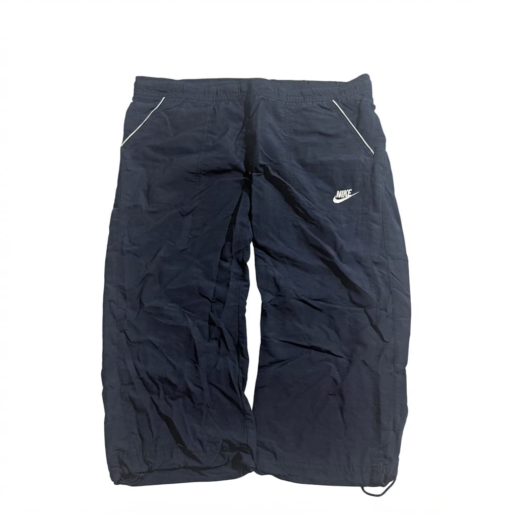 Nike Navy Blue Nylon Capri Pants Size L — photo 1 of 6