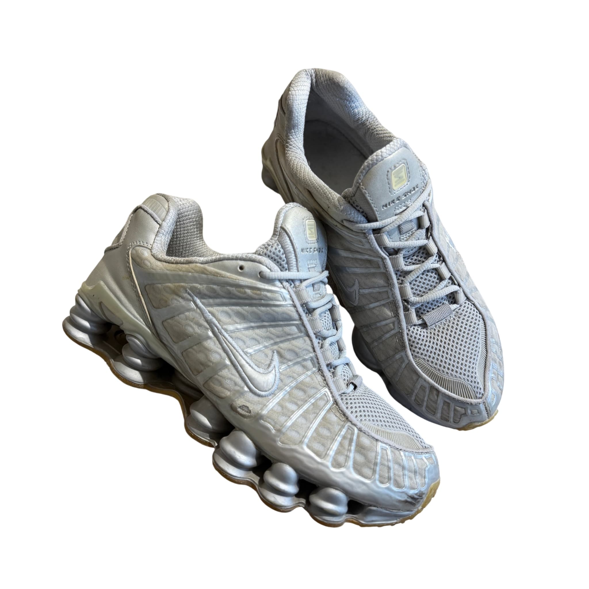 Nike Shox TL Metallic Silver Sneakers — photo 1 of 9