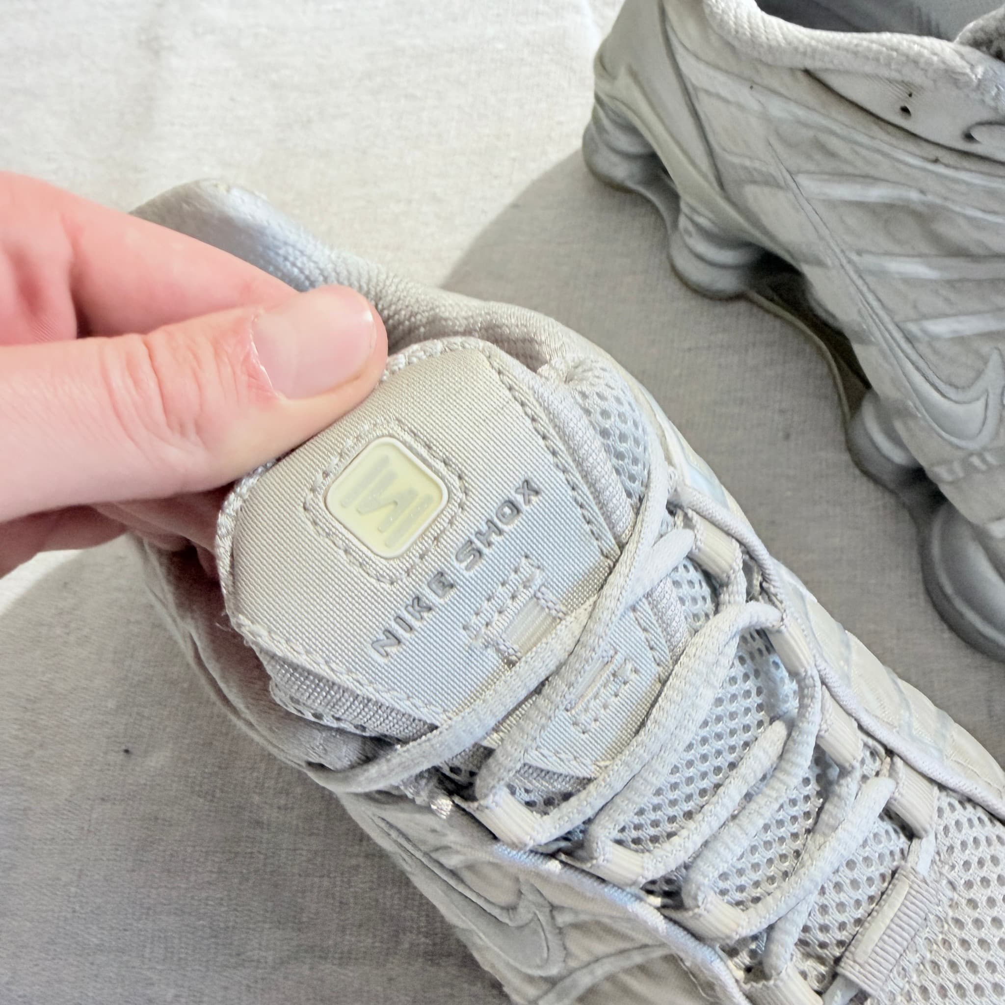 Nike Shox TL Metallic Silver Sneakers — photo 3 of 9