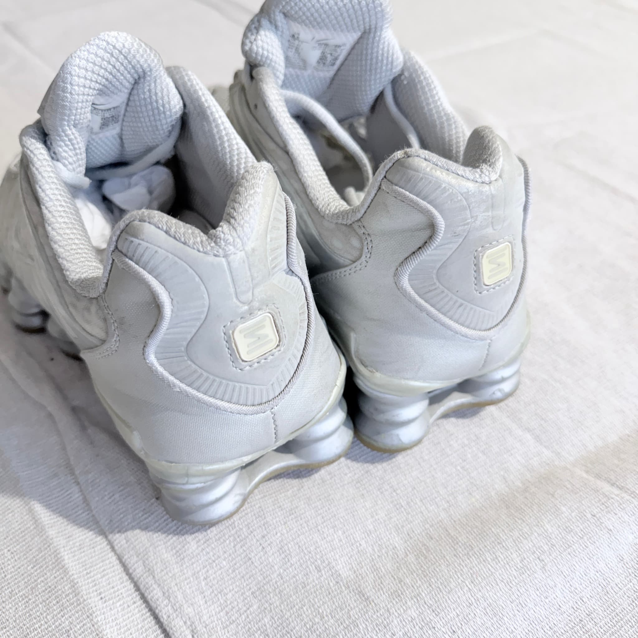 Nike Shox TL Metallic Silver Sneakers — photo 5 of 9