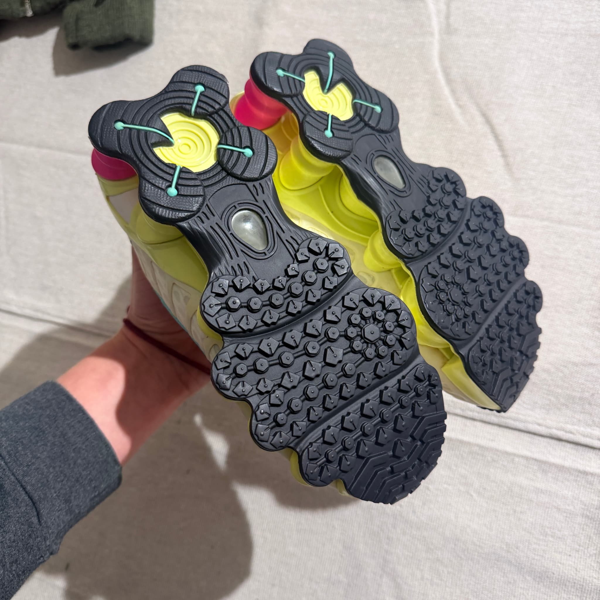 Nike Shox TL White Lime Blast Hyper Pink Sneakers — photo 4 of 7