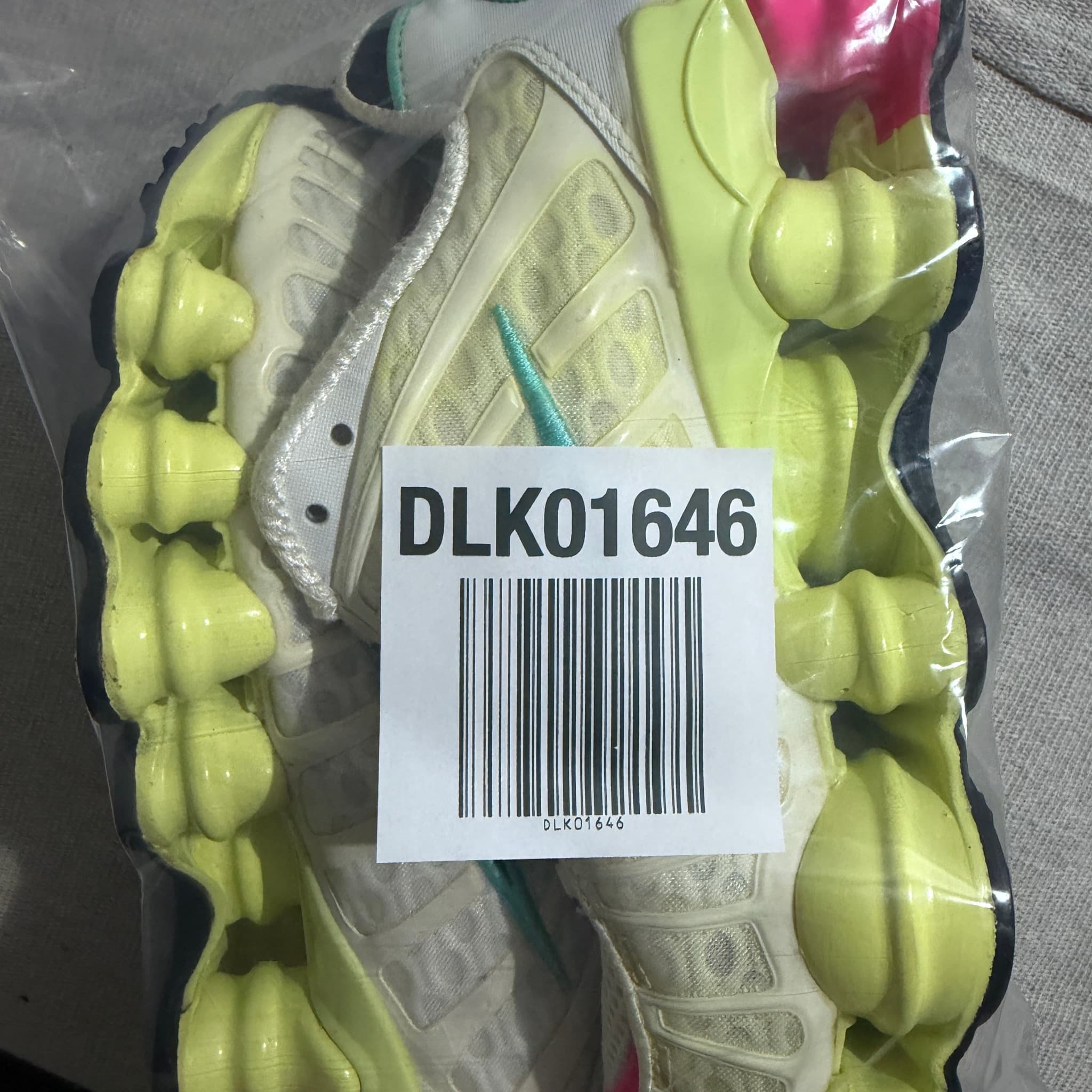 Nike Shox TL White Lime Blast Hyper Pink Sneakers — photo 7 of 7