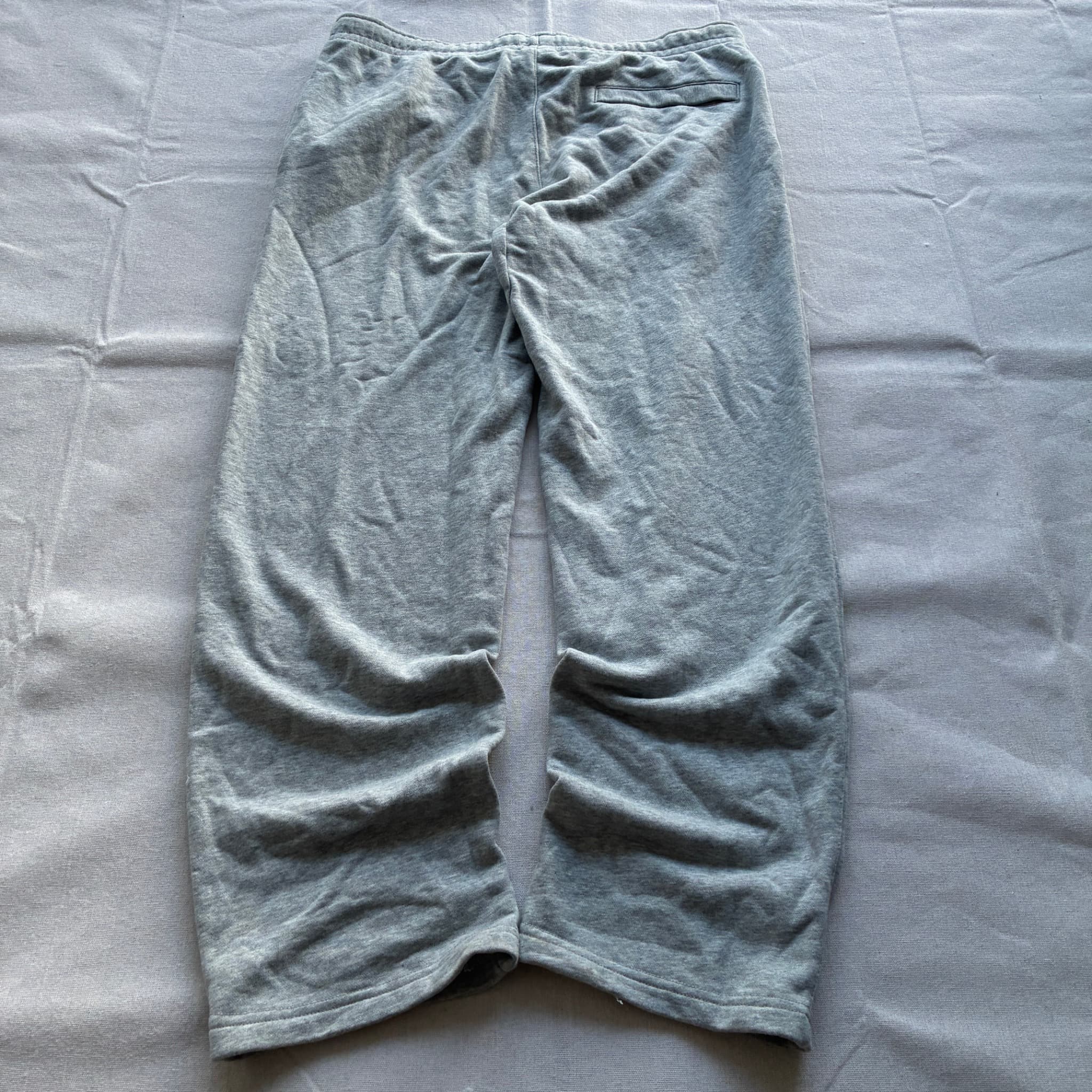 Nike Sportswear Club Fleece Open Hem Sweatpants Grey Baggy Vintage XL — photo 5 of 11