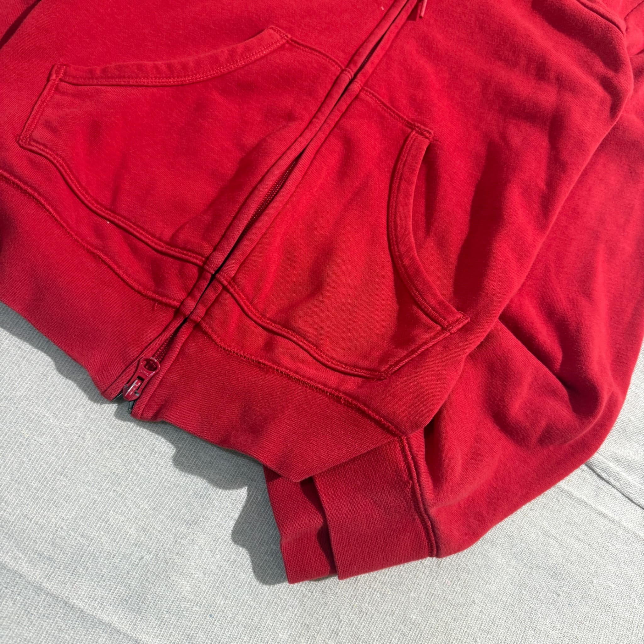 Nike Sportswear Full-Zip Hoodie Red — photo 2 of 6