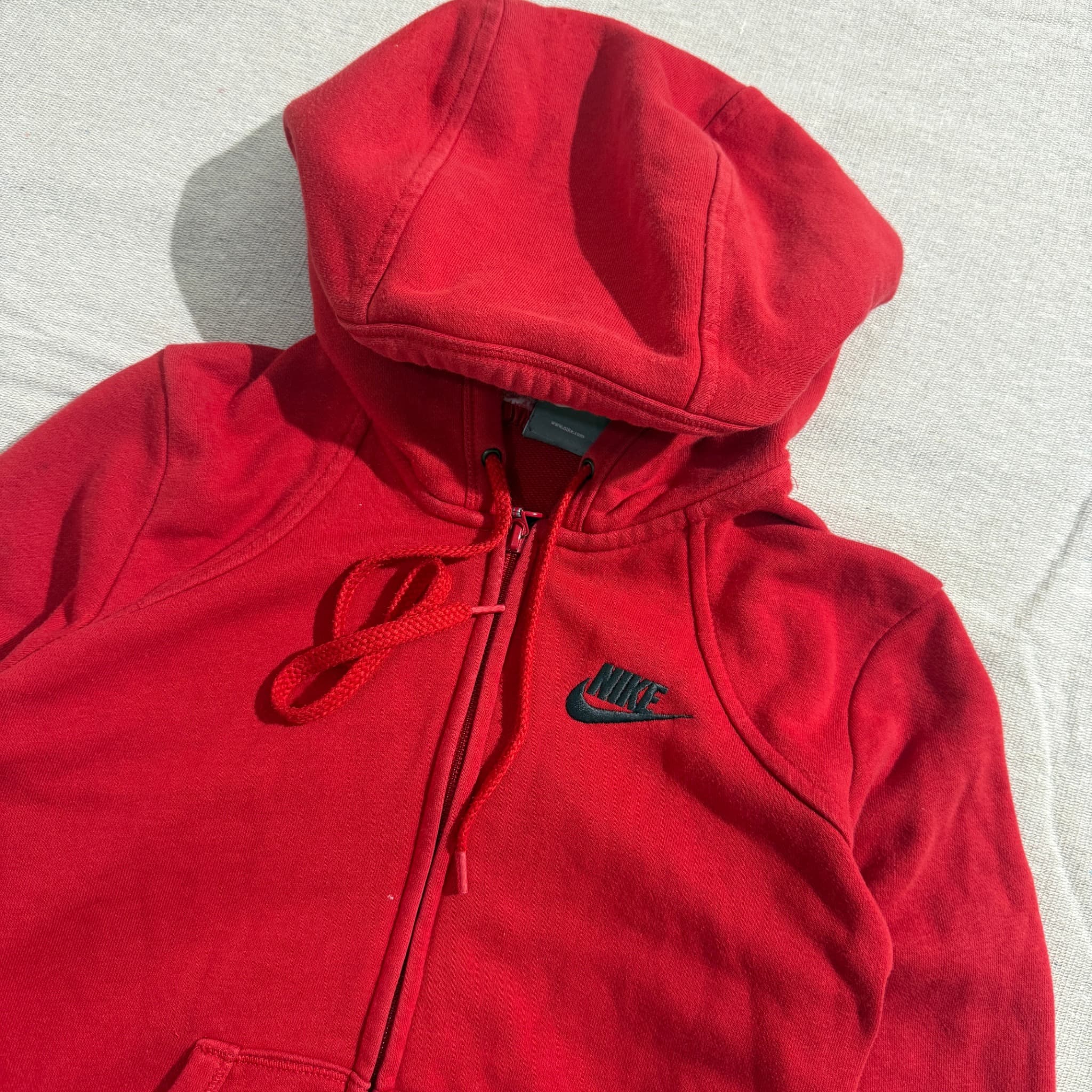 Nike Sportswear Full-Zip Hoodie Red — photo 3 of 6
