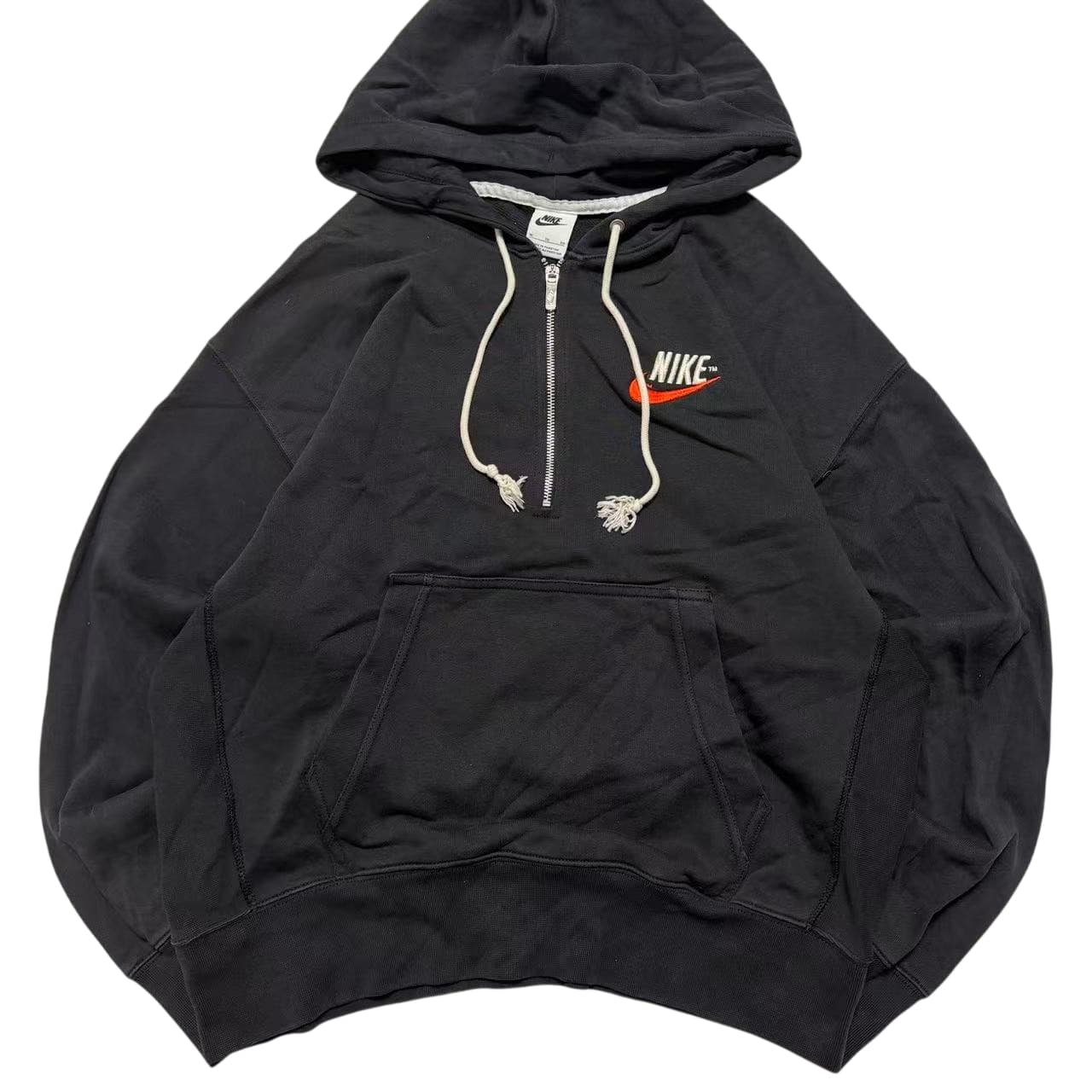 Nike Sportswear Heritage Half-Zip Hoodie Black XL — photo 1 of 7