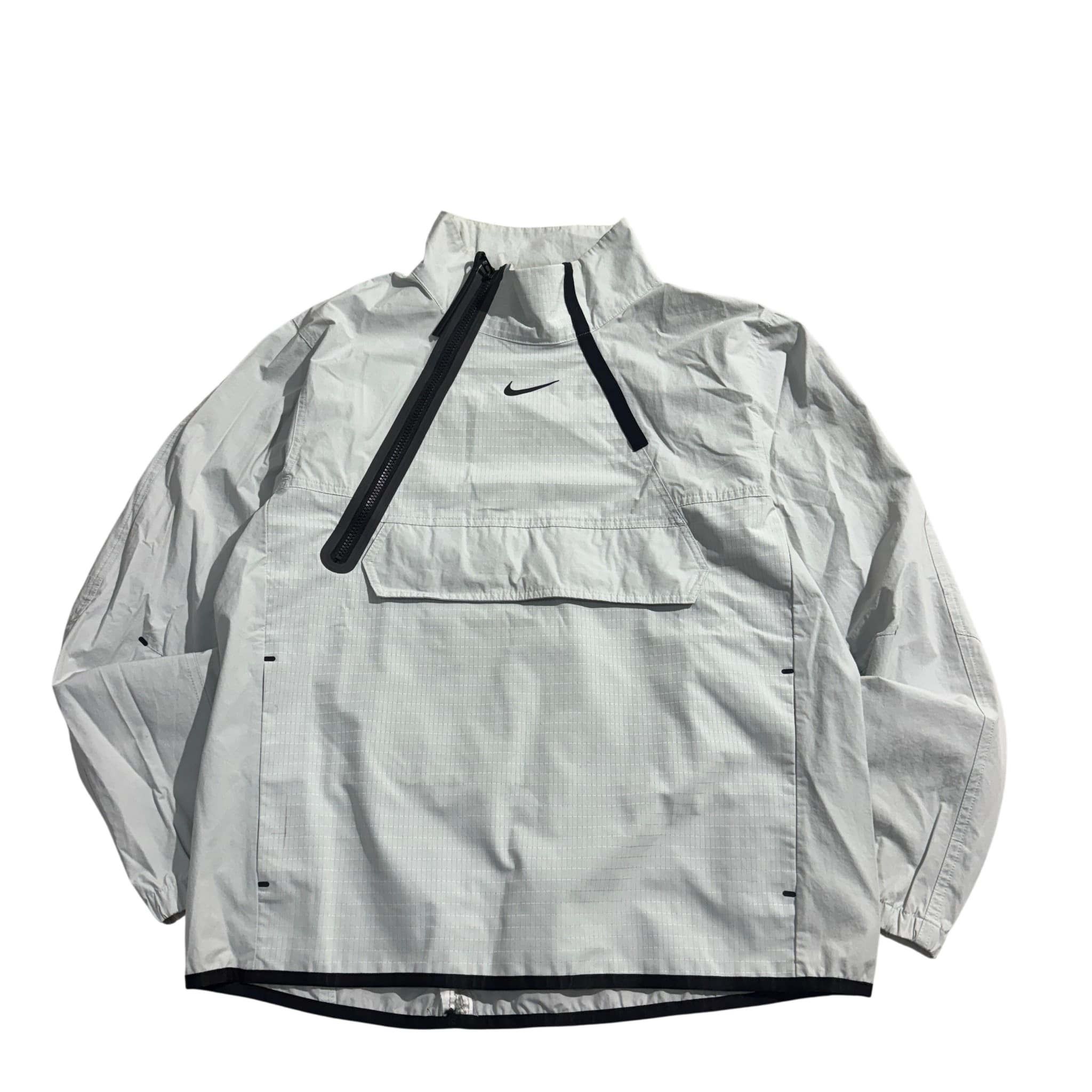 Nike Sportswear Tech Pack Ripstop Half-Zip Anorak Jacket White Size S — photo 1 of 7