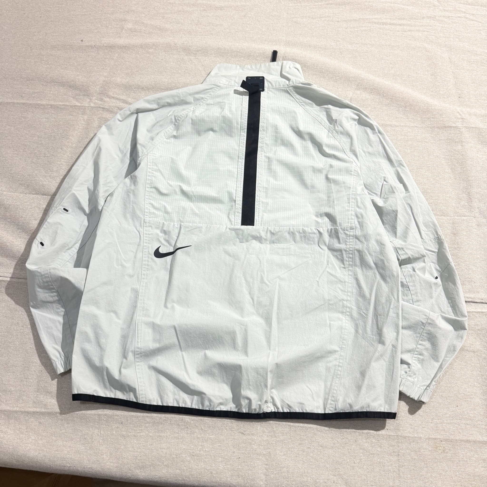 Nike Sportswear Tech Pack Ripstop Half-Zip Anorak Jacket White Size S — photo 6 of 7