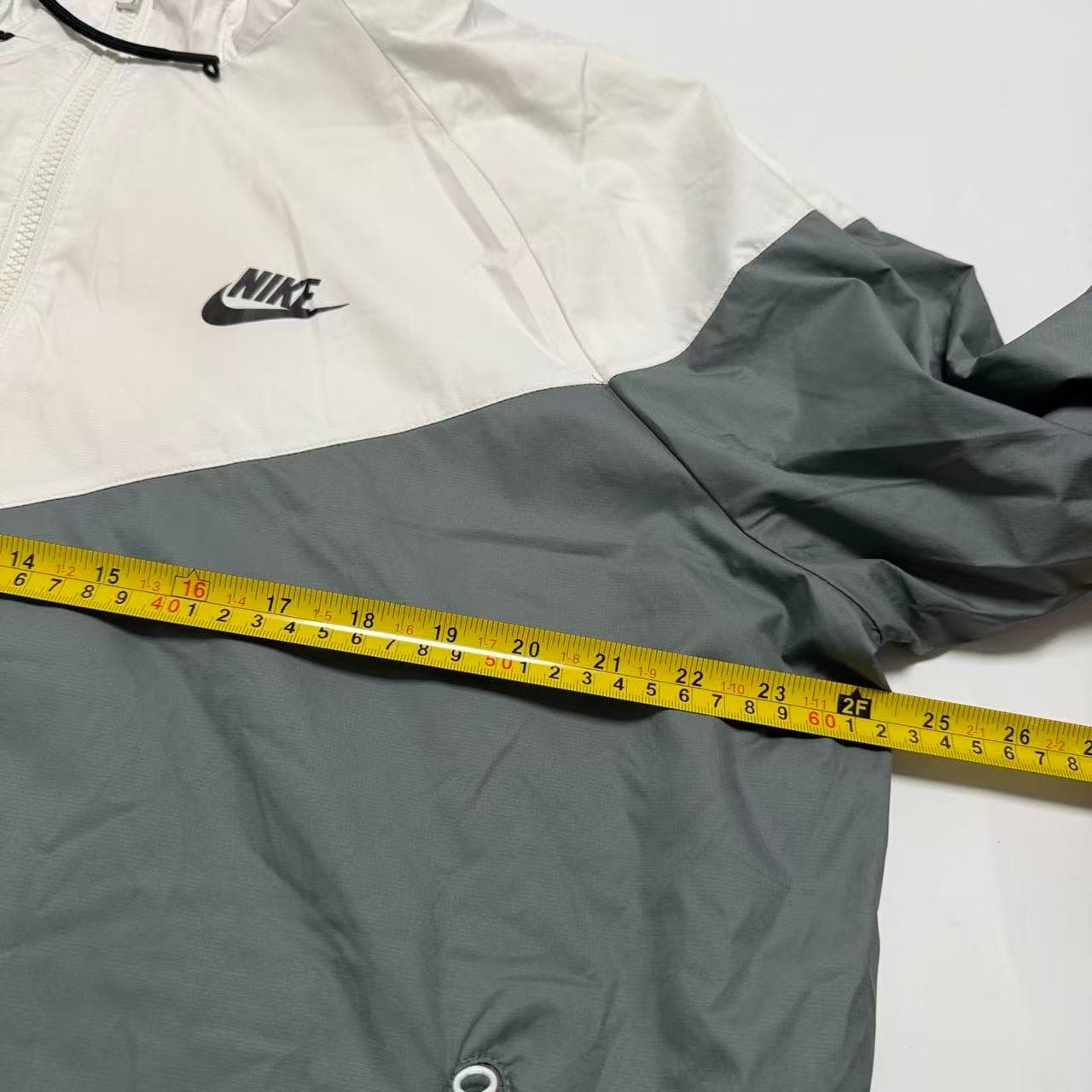 Nike Sportswear Windrunner Hooded Jacket White Grey — photo 4 of 7