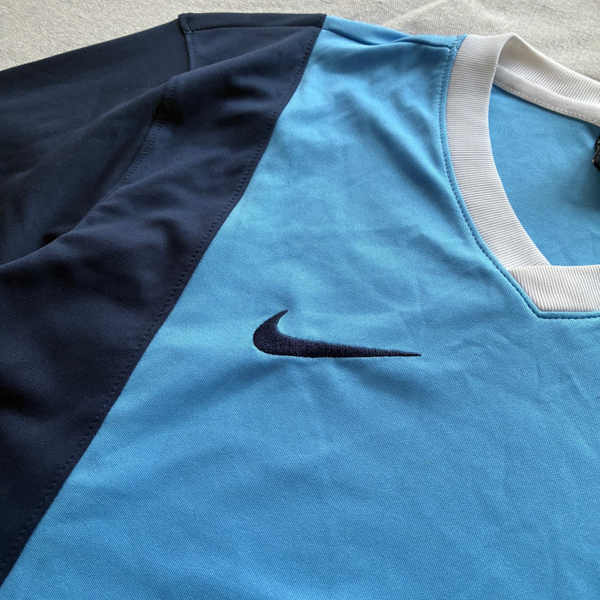 Nike Team Dri-FIT Soccer Jersey Light Blue Navy Size S — photo 3 of 6