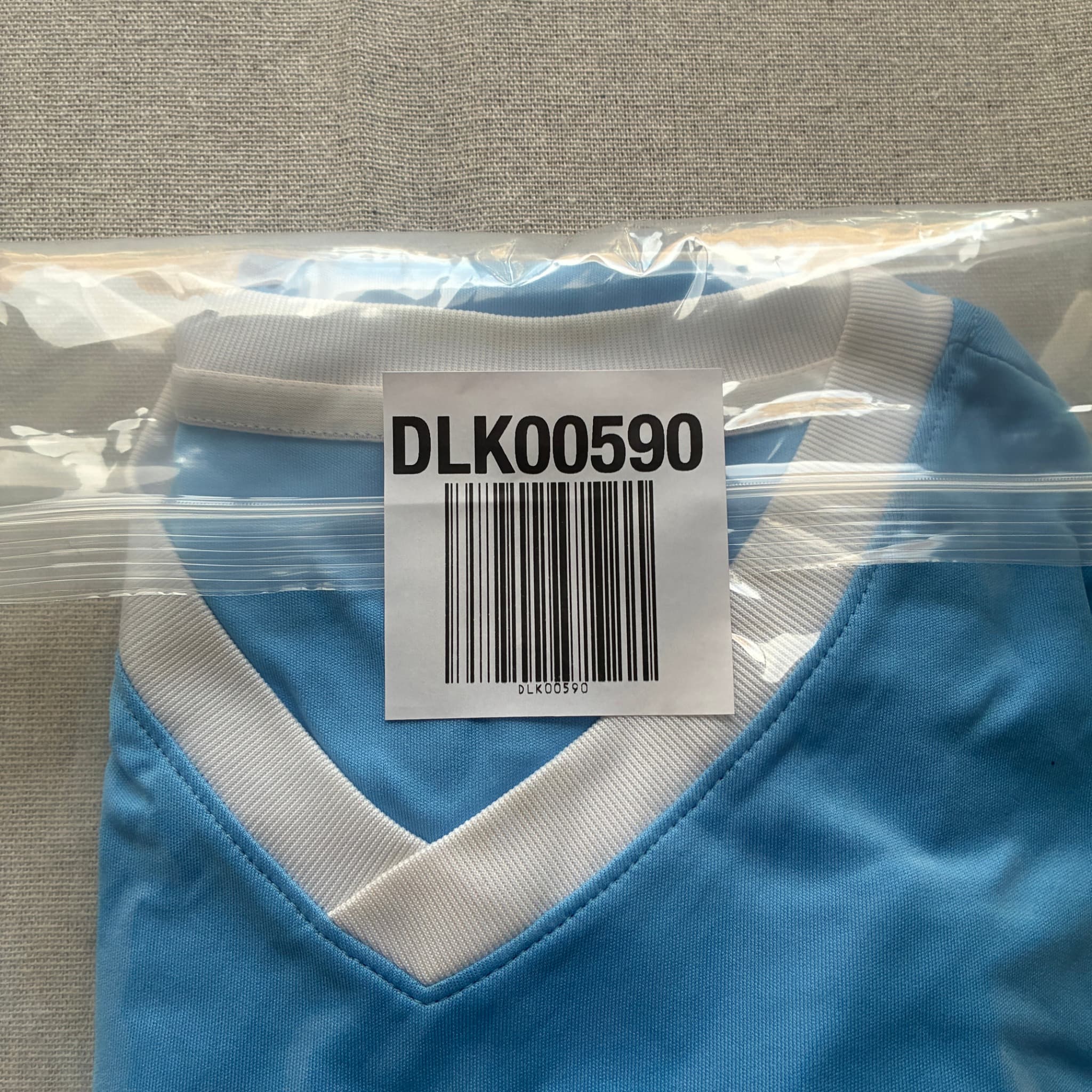 Nike Team Dri-FIT Soccer Jersey Light Blue Navy Size S — photo 6 of 6