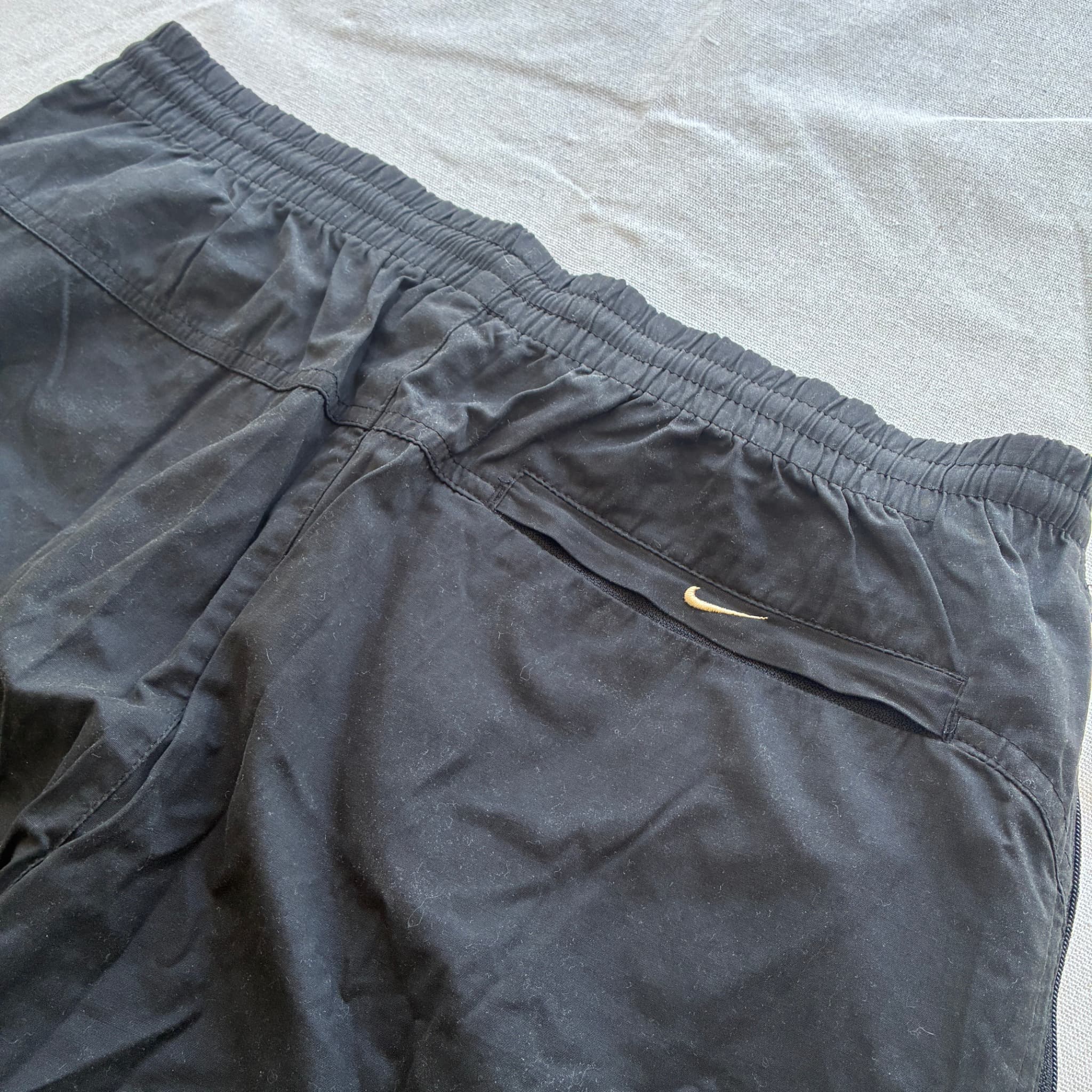 Nike Vintage Black And Gold Athletic Shorts — photo 6 of 8
